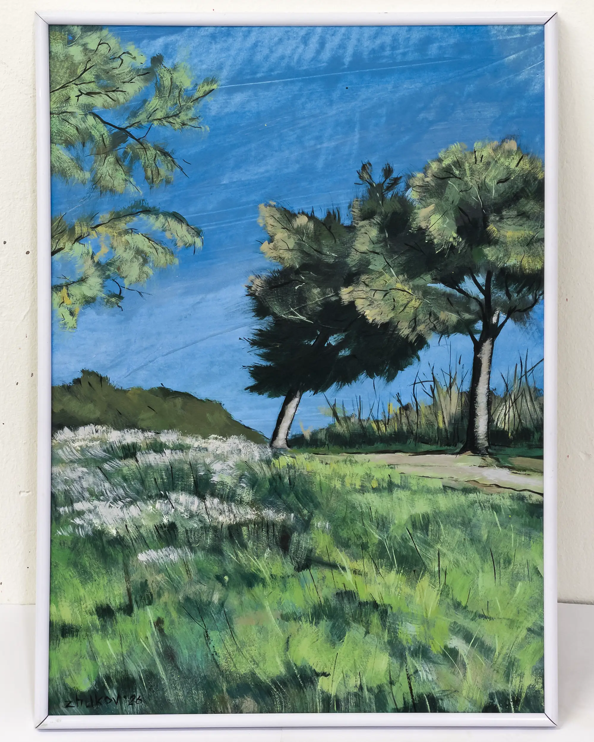 The artwork «A quiet place in the middle of a city» by Oleksiy Zhukov, 2026