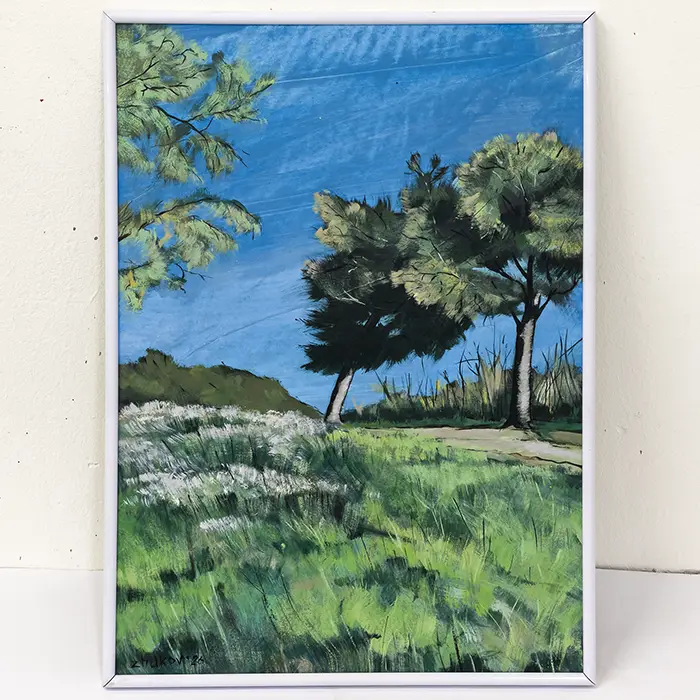 Artwork  «A quiet place in the middle of a city» • 2026 | Oleksiy Zhukov - @ozh.arts'