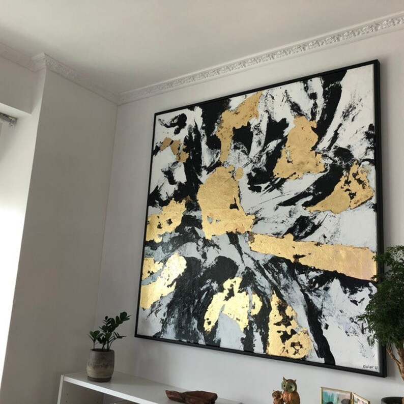 Твір «Abstract Gold Wall Art» (авт. - Олексій Жуков), 2020
