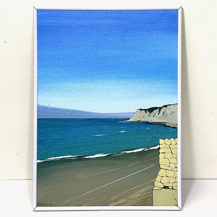 La obra del arte  «Arrigunaga Beach» • 2025 | Oleksiy Zhukov - @ozh.arts'