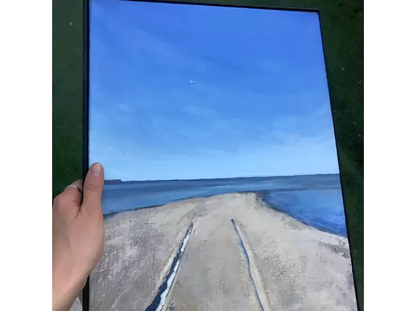The artwork «Baltic coast» by Oleksiy Zhukov, 2021