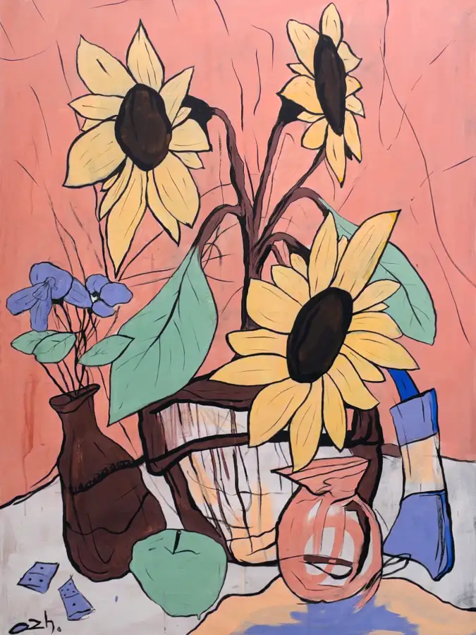 Obra de arte «BIG Flowerz» • 2026 | Oleksiy Zhukov - @ozh.arts