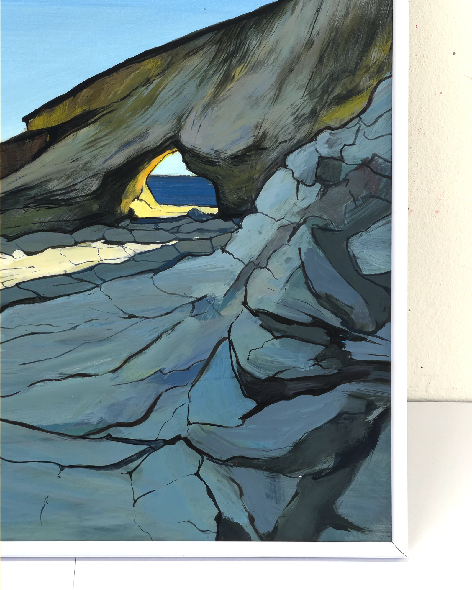 The artwork «Cala Blanca, Javea» by Oleksiy Zhukov, 2026
