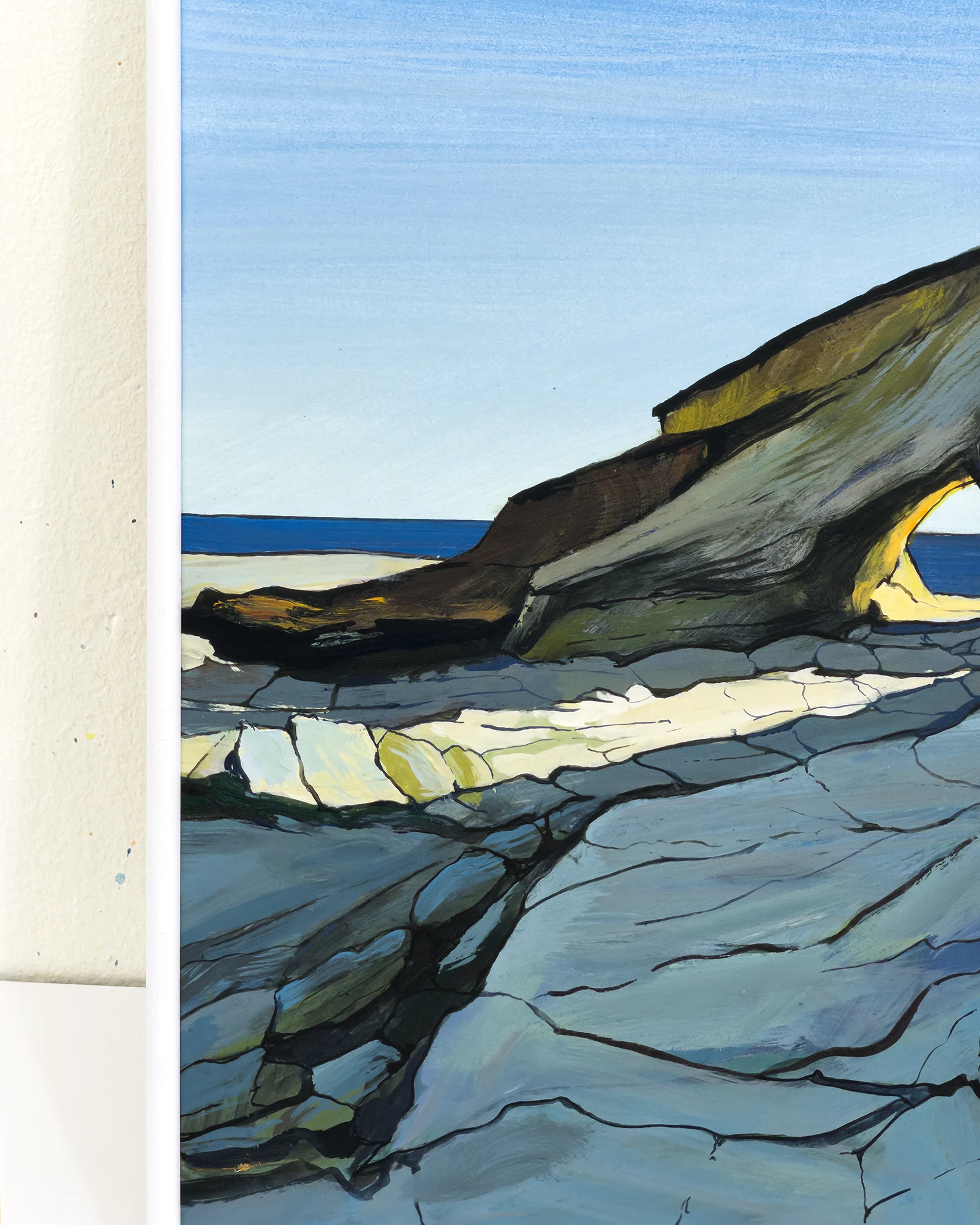 The artwork «Cala Blanca, Javea» by Oleksiy Zhukov, 2026