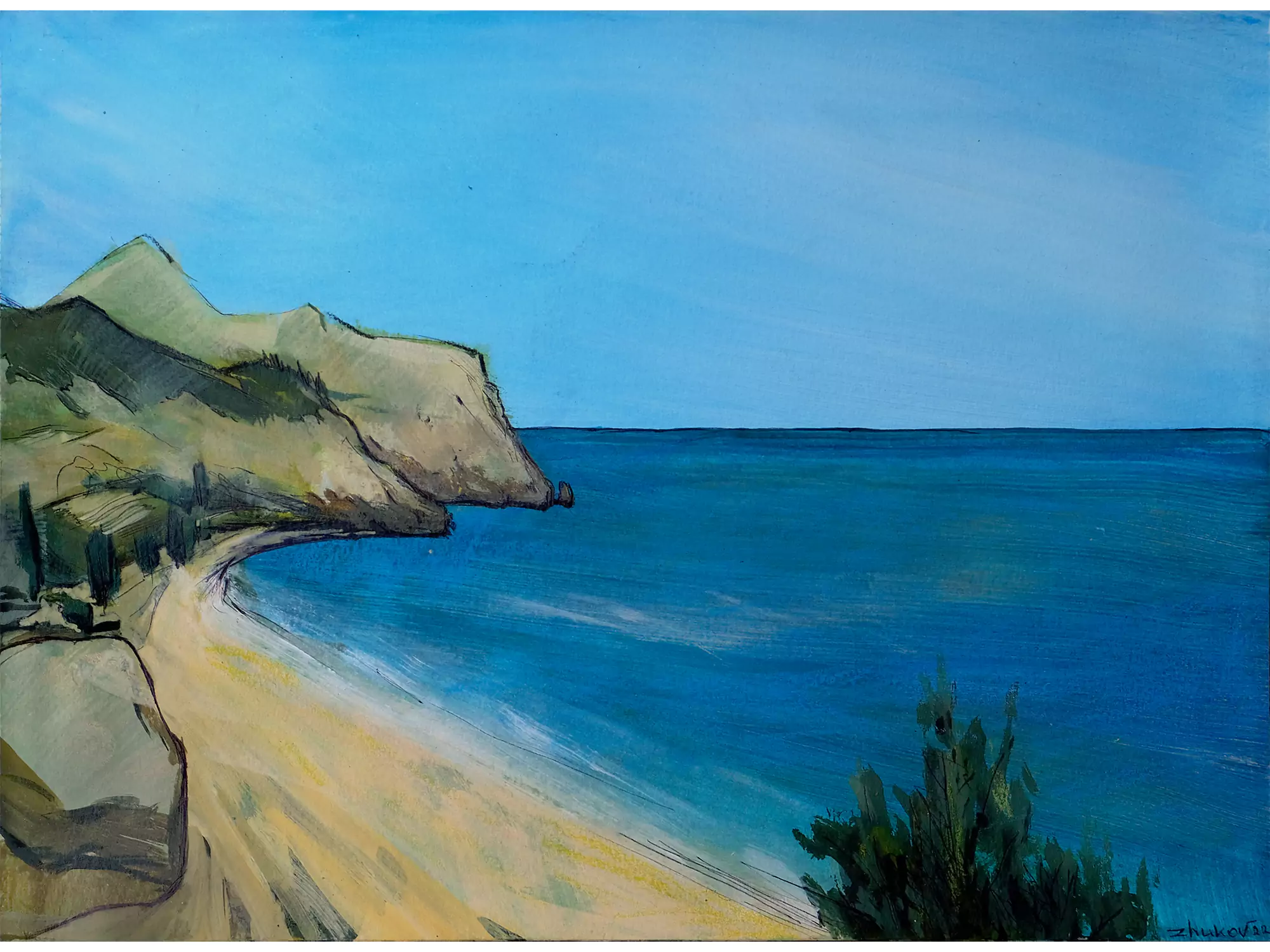 Твір «Cala del Moraig» (авт. - Олексій Жуков), 2022