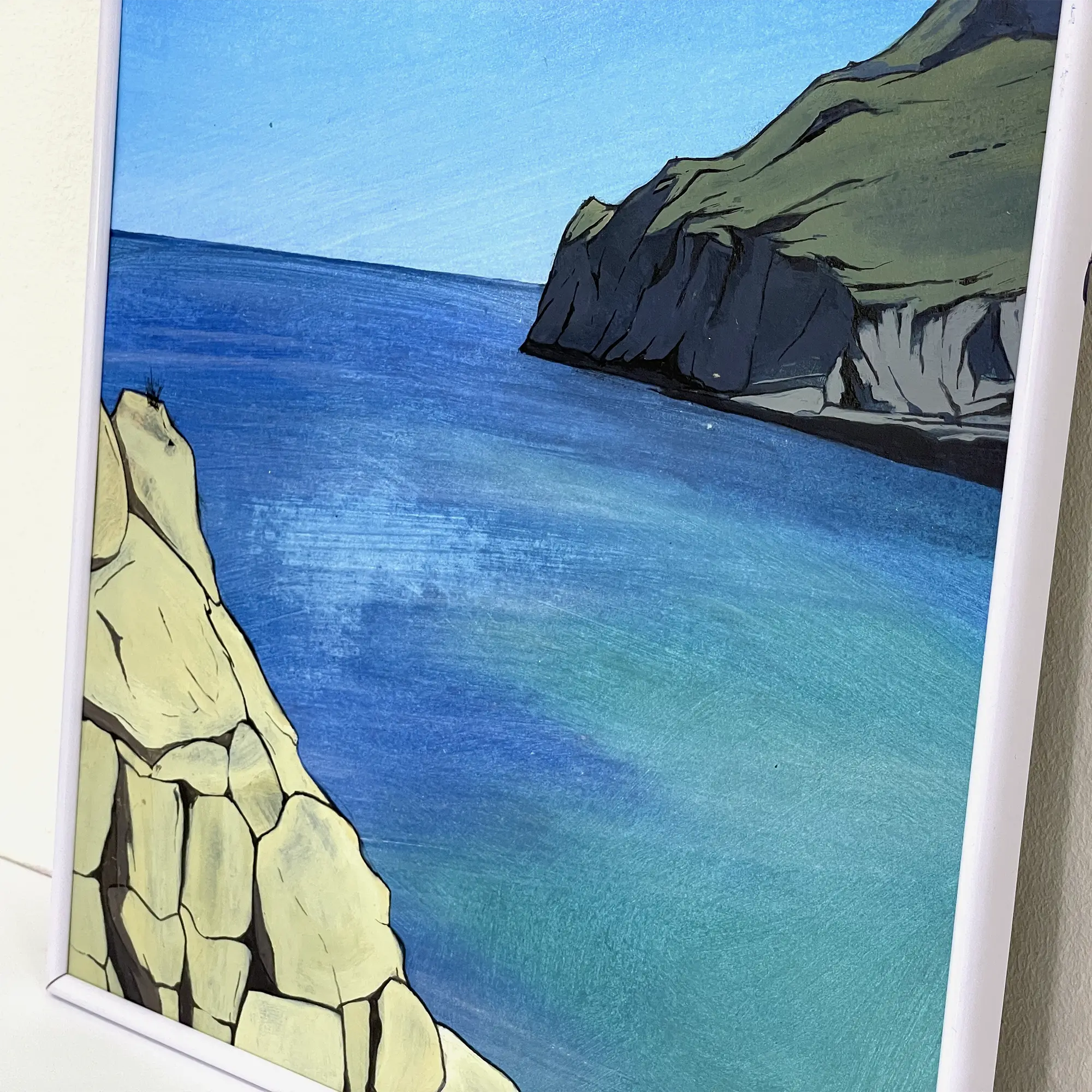 The artwork «Cala Granadella» by Oleksiy Zhukov, 2025