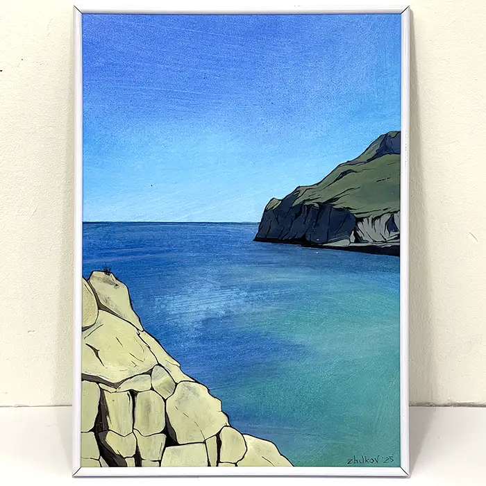 Artwork  «Cala Granadella» • 2025 | Oleksiy Zhukov - @ozh.arts'