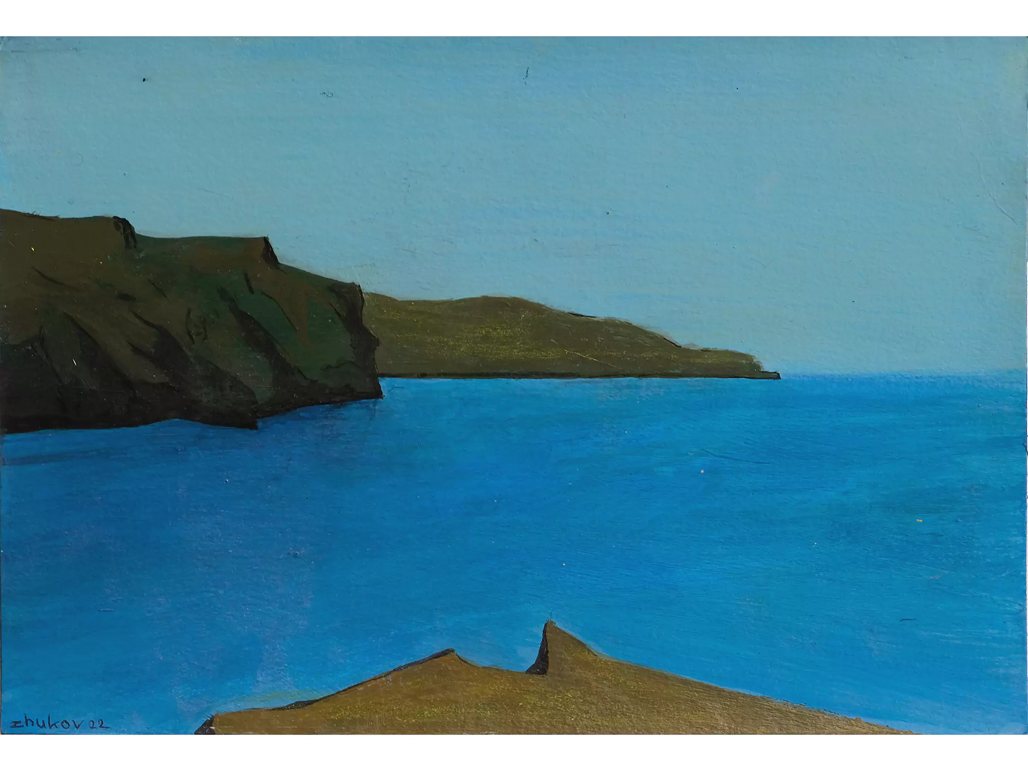 La obra del arte «Cala LLobella» de Oleksiy Zhukov, 2022