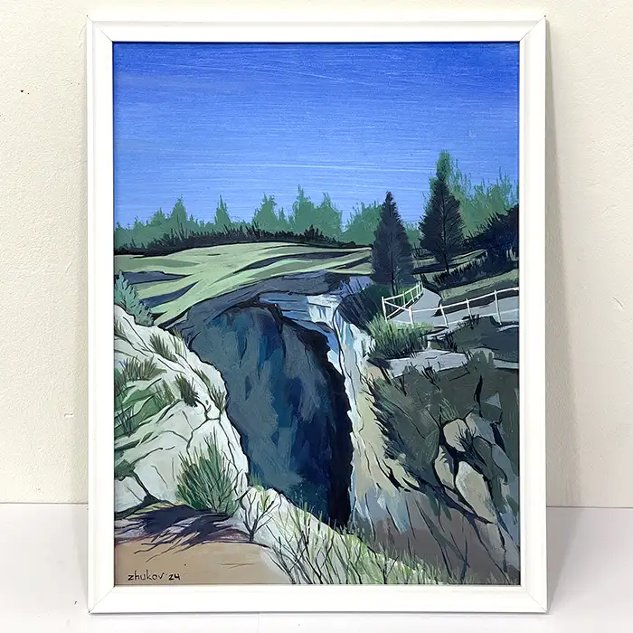Artwork  «Cueva del Turche» • 2024 | Oleksiy Zhukov - @ozh.arts'