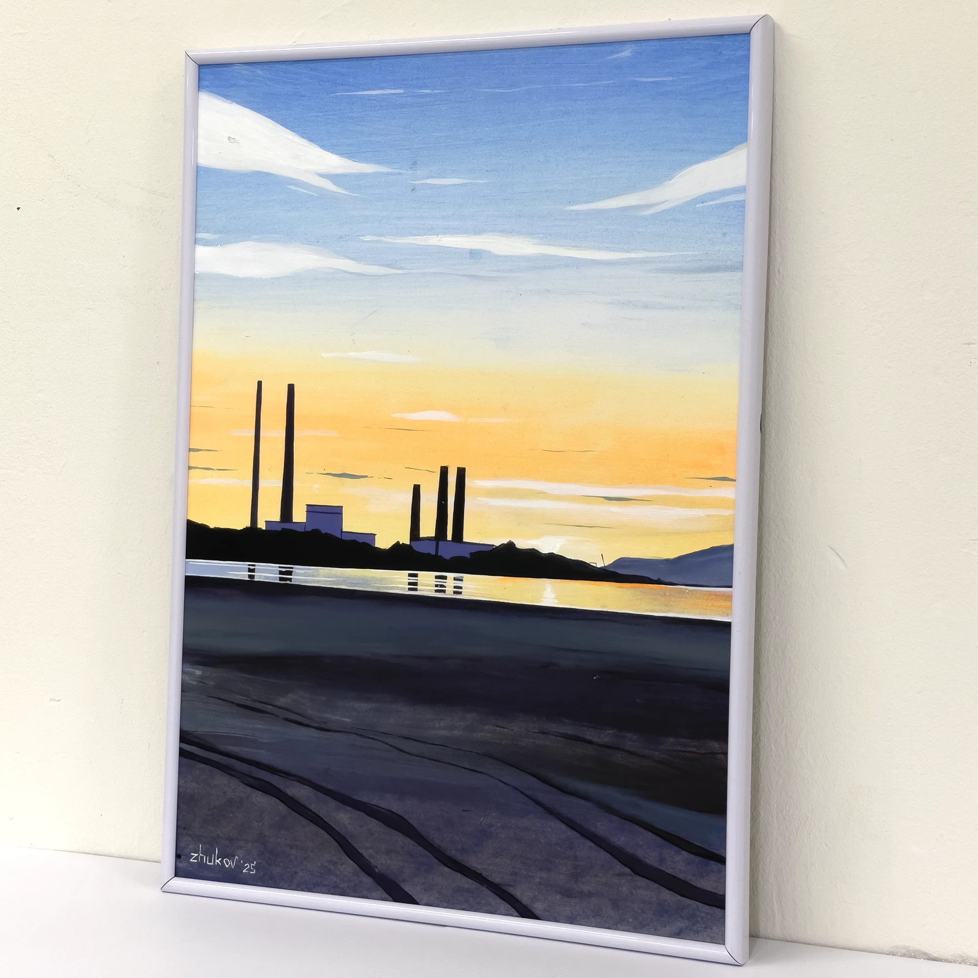 The artwork «Dublin Coast» by Oleksiy Zhukov, 2025