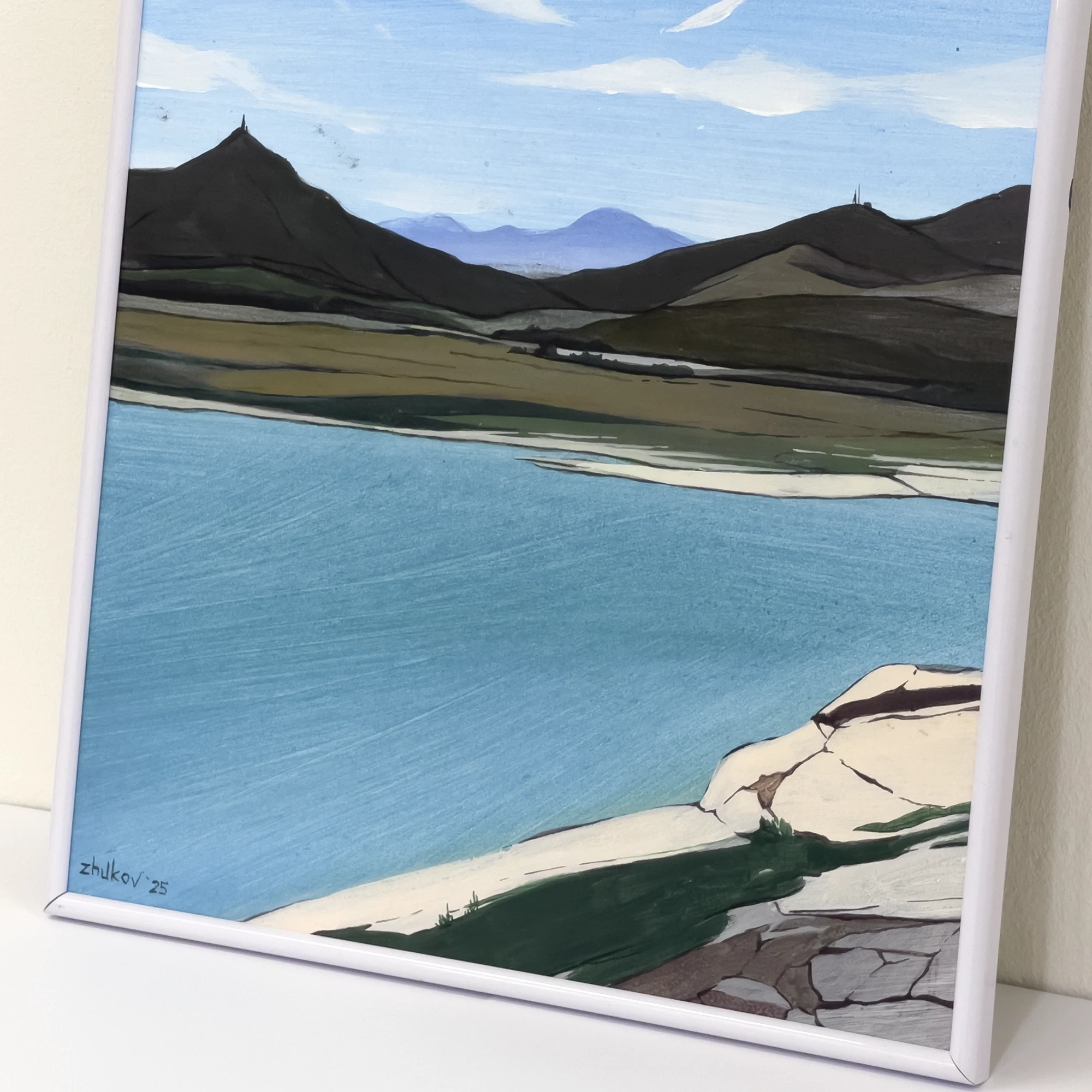 The artwork «Embalse de Amadorio» by Oleksiy Zhukov, 2025