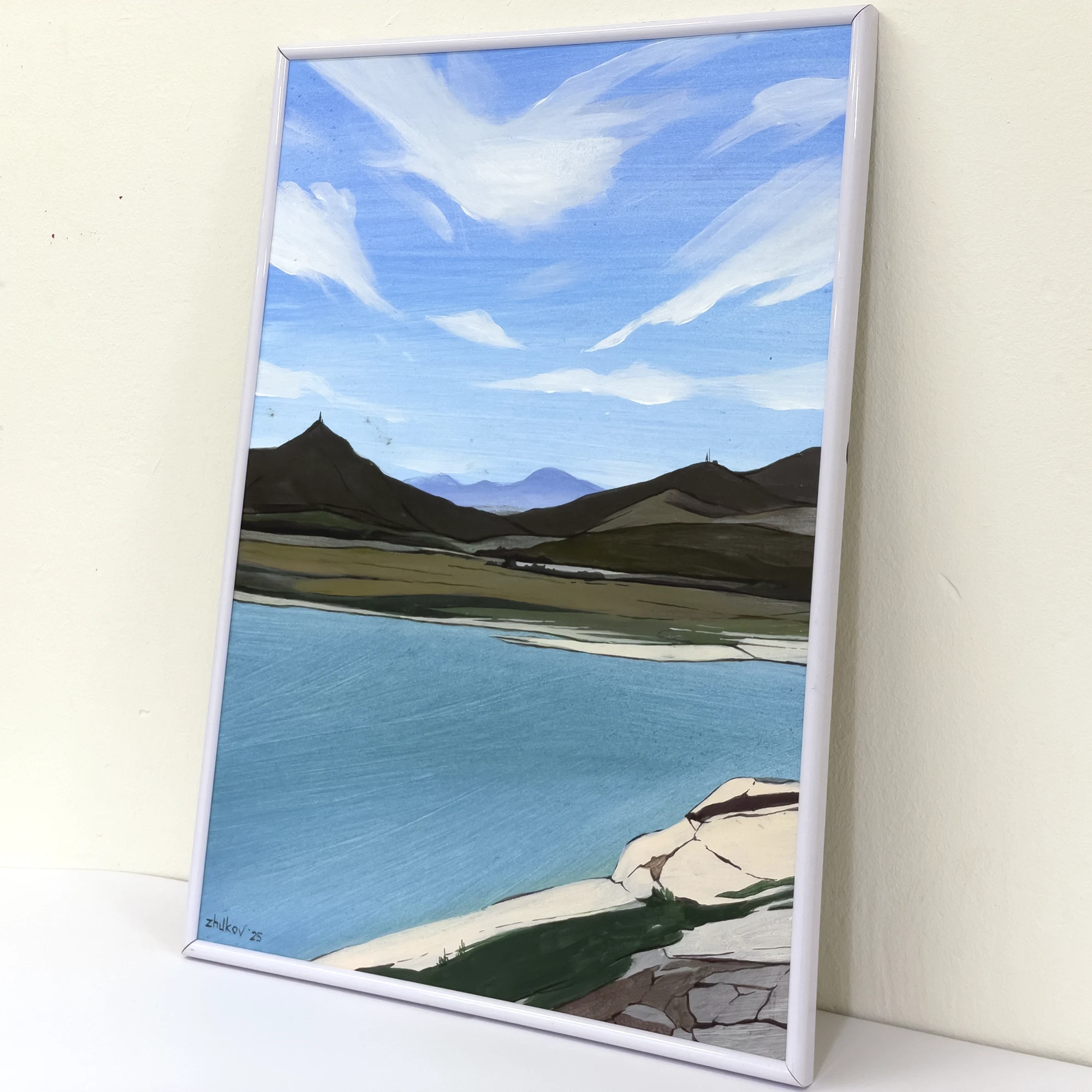 The artwork «Embalse de Amadorio» by Oleksiy Zhukov, 2025