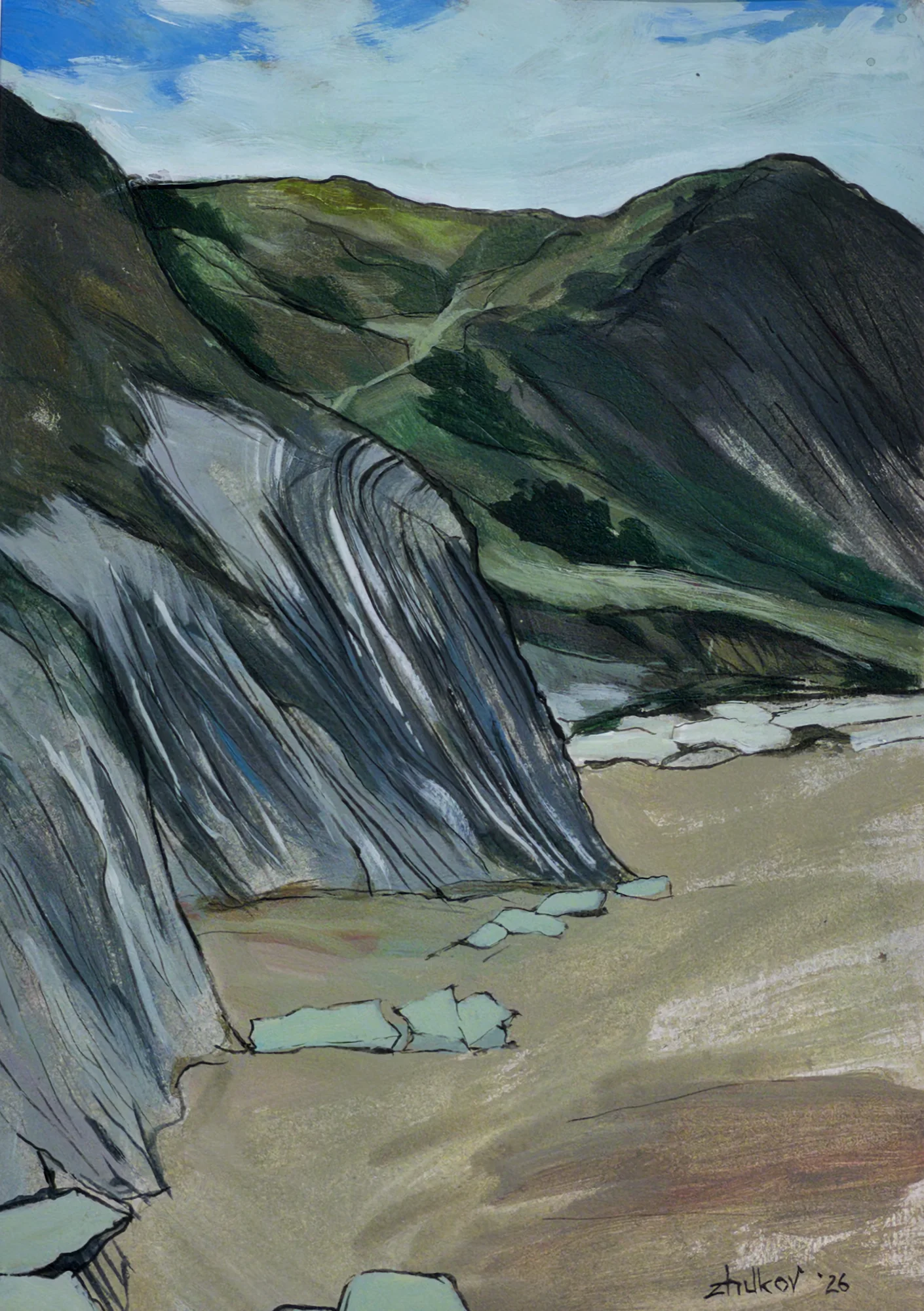 La obra del arte «Etude 09» de Oleksiy Zhukov, 2026