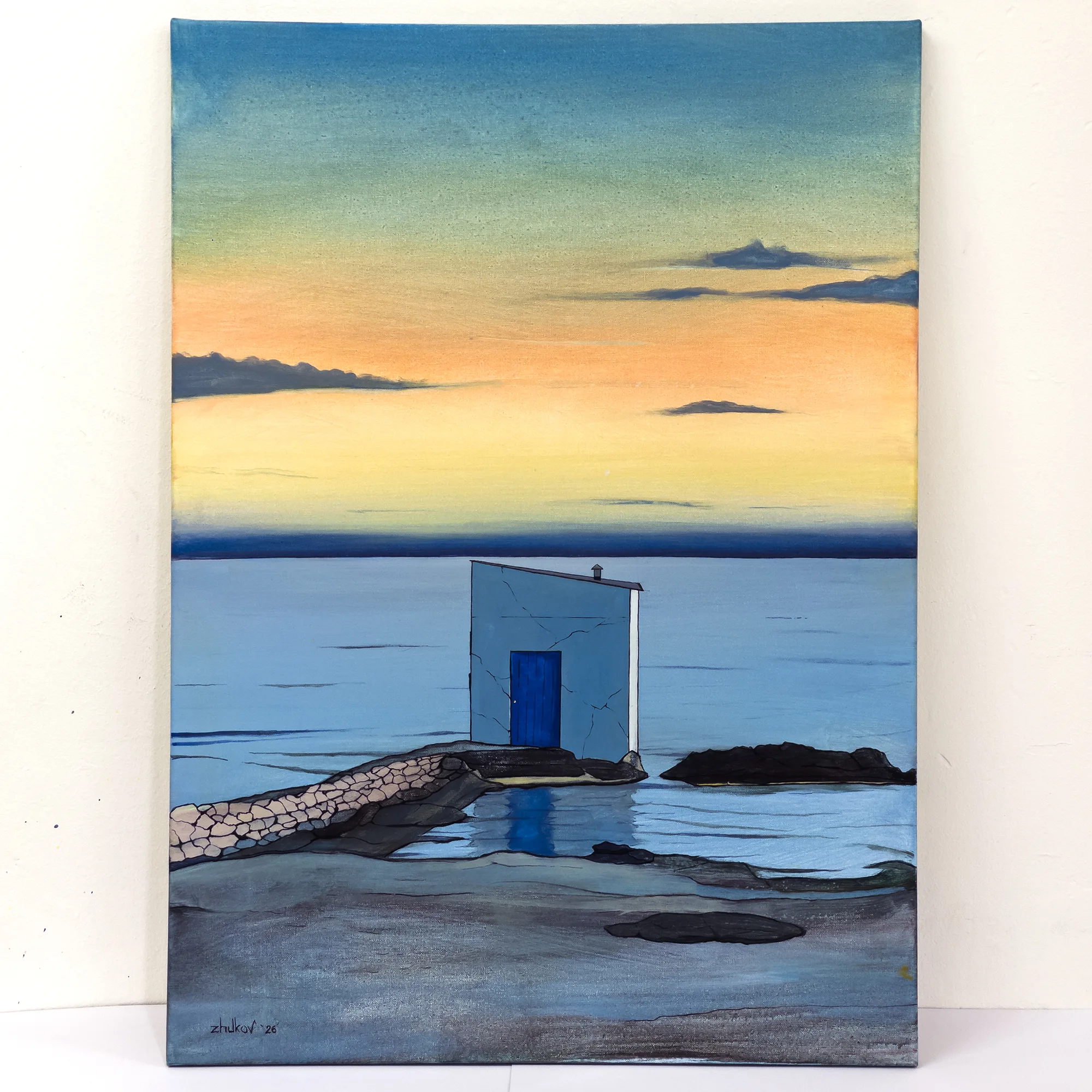 The artwork «Fisherman`s Hut» by Oleksiy Zhukov, 2026