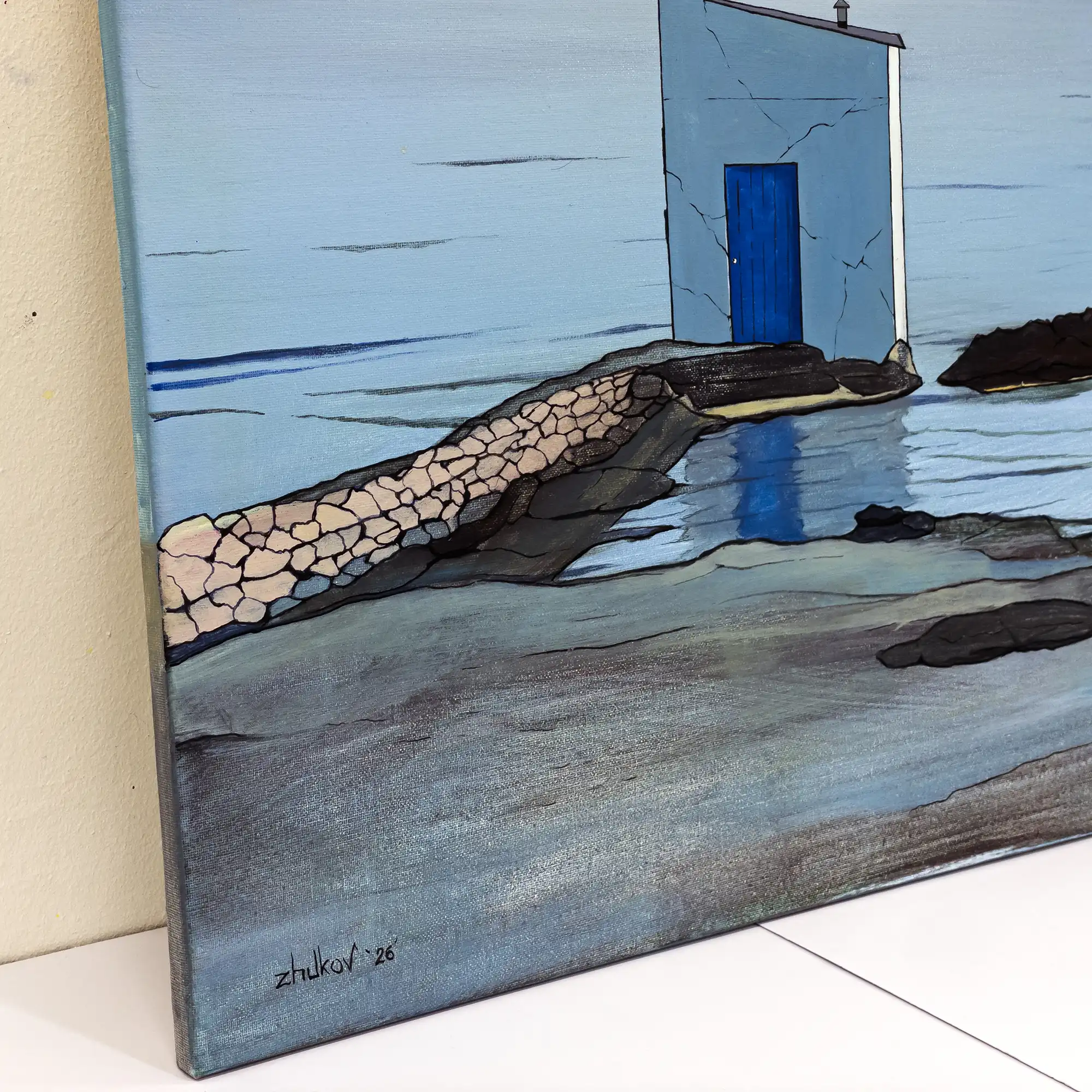 The artwork «Fisherman`s Hut» by Oleksiy Zhukov, 2026