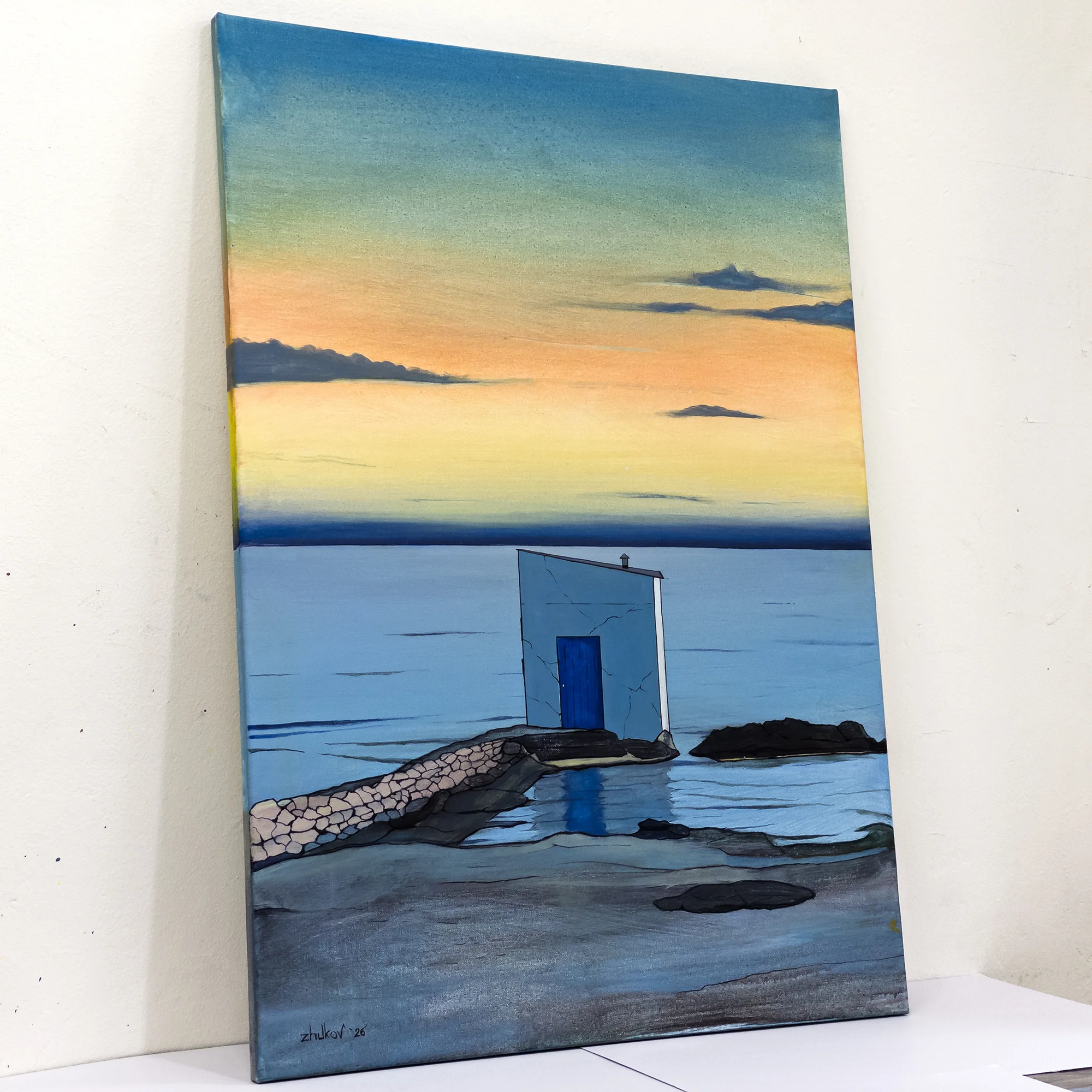 The artwork «Fisherman`s Hut» by Oleksiy Zhukov, 2026