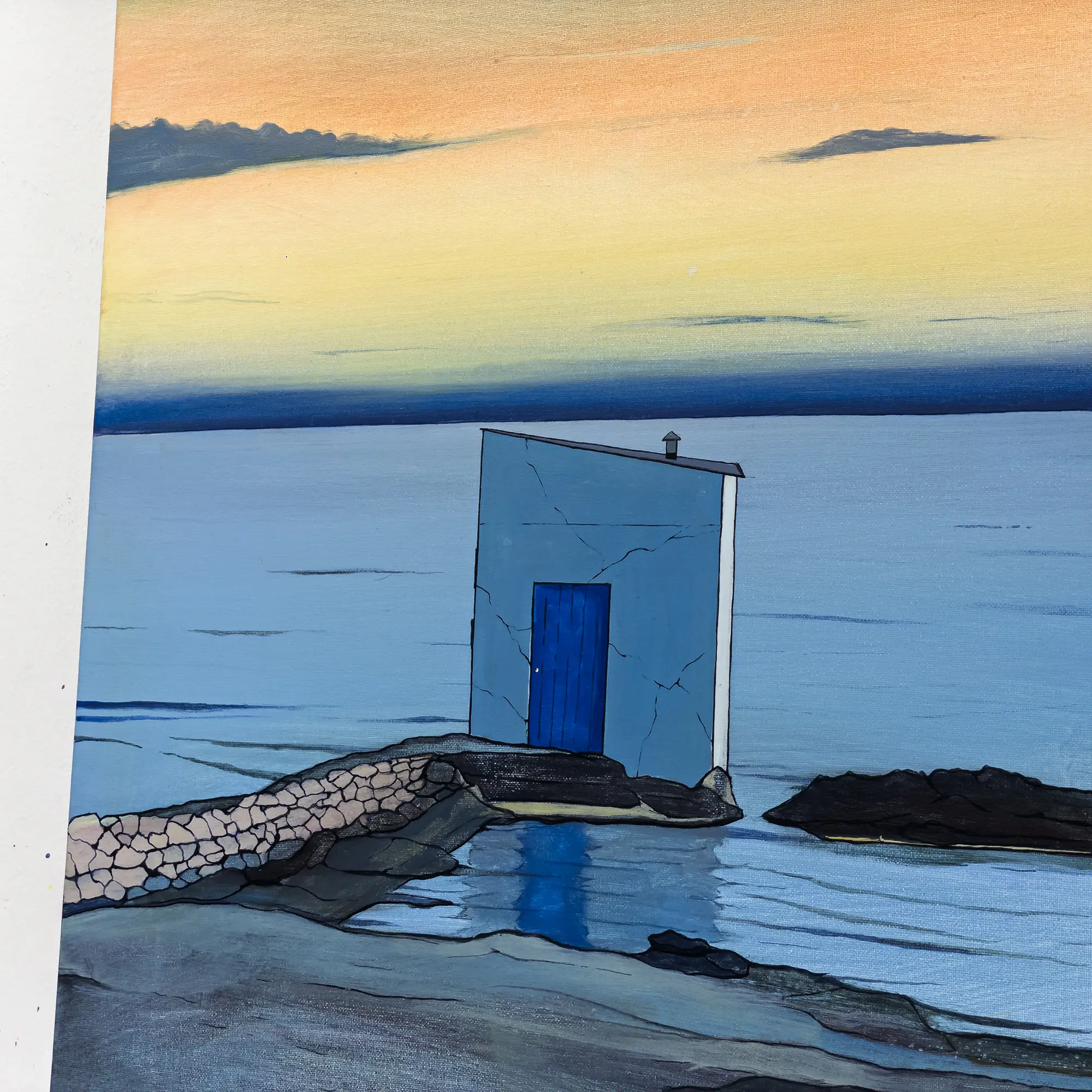 The artwork «Fisherman`s Hut» by Oleksiy Zhukov, 2026