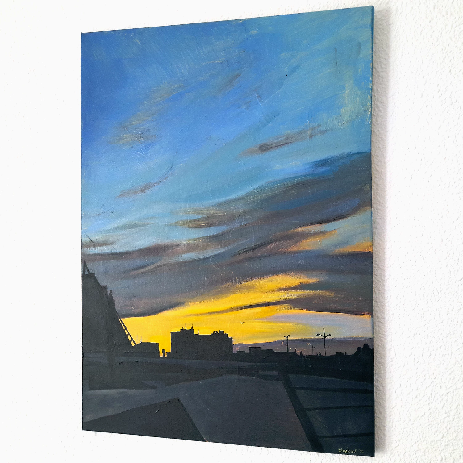 La obra del arte «Golden Evening in Turia» de Oleksiy Zhukov, 2024