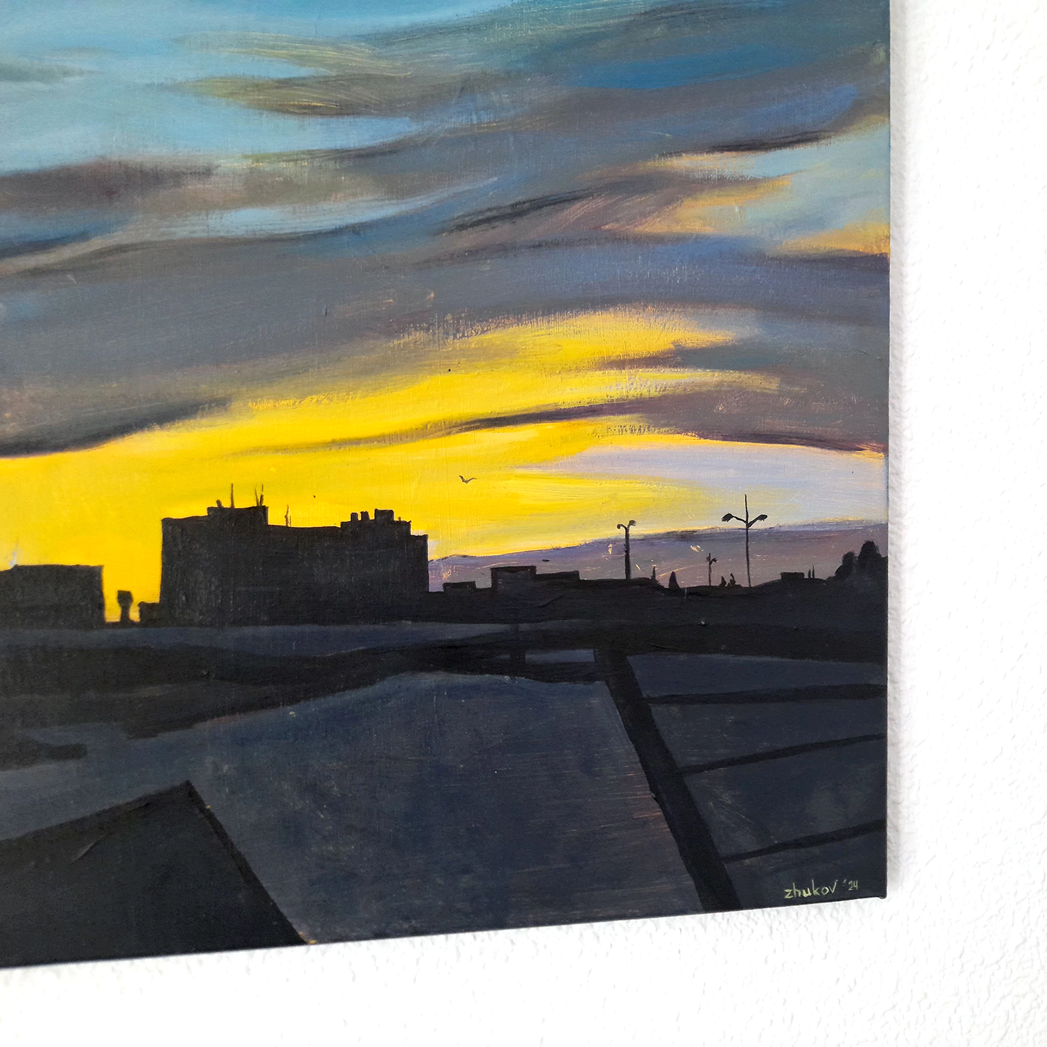 La obra del arte «Golden Evening in Turia» de Oleksiy Zhukov, 2024