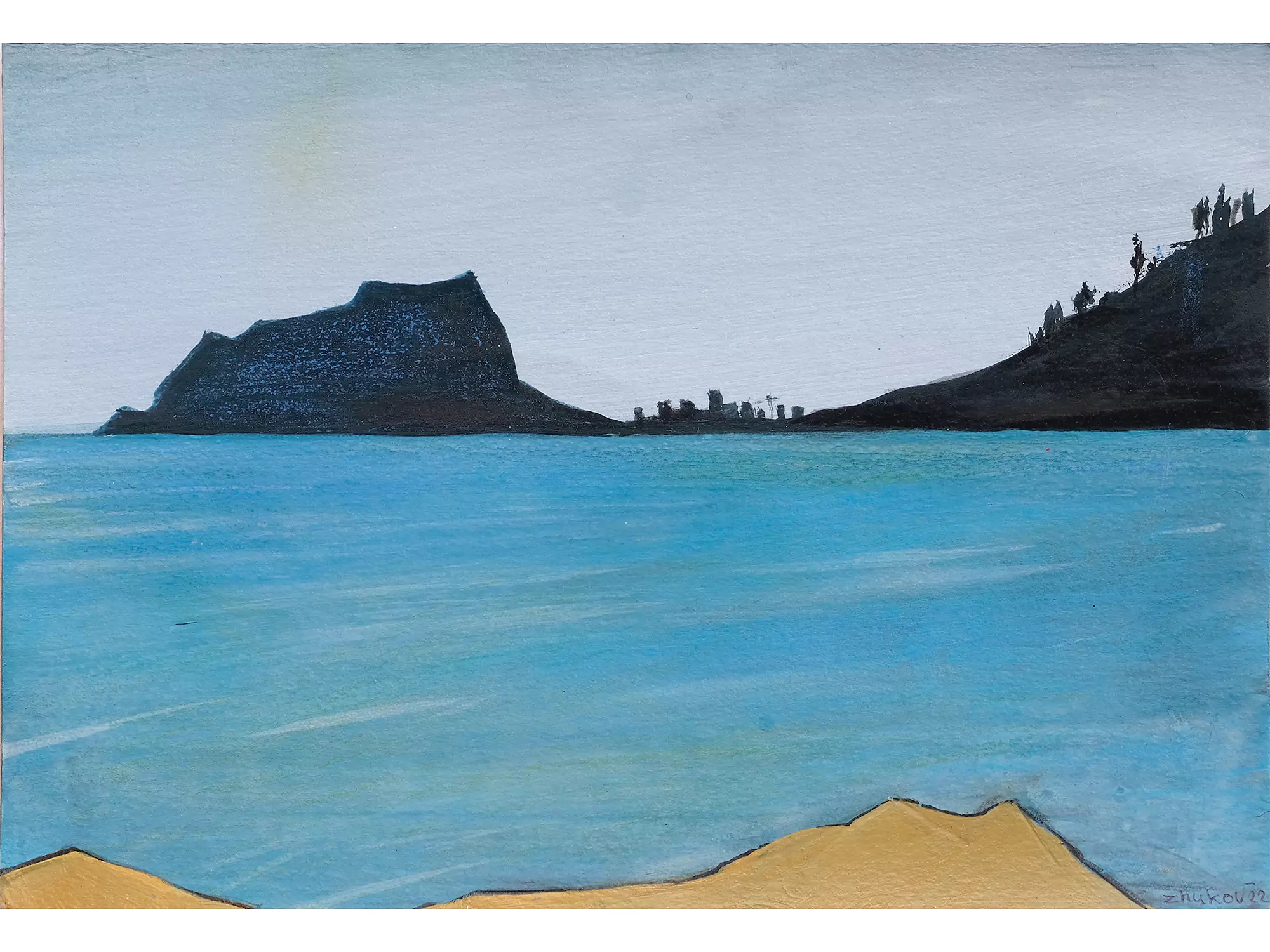The artwork «Ifach» by Oleksiy Zhukov, 2022