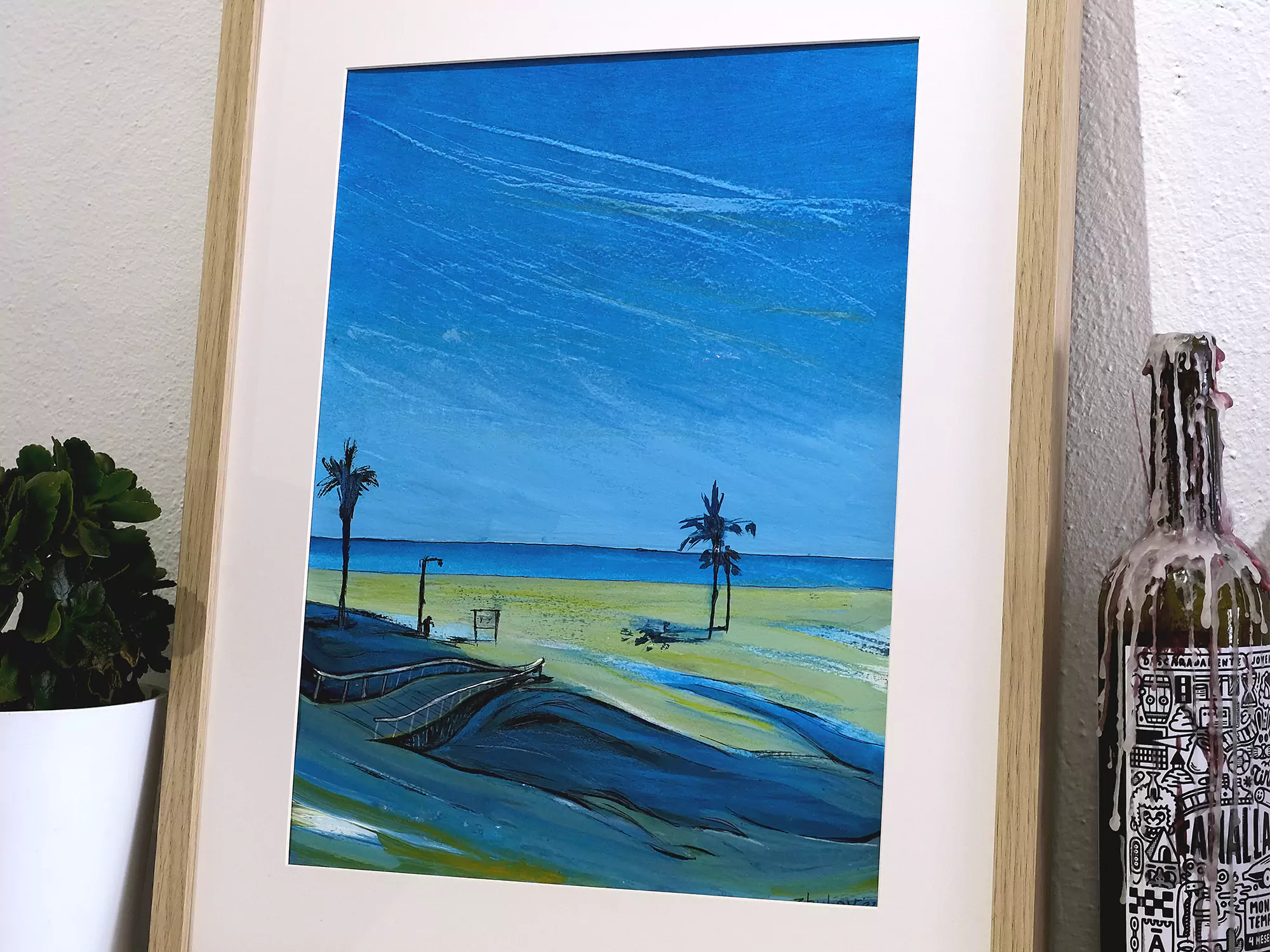 The artwork «Invierno en Gandía» by Oleksiy Zhukov, 2023