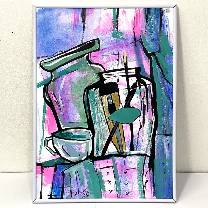 Artwork «It was on the table» • 2025 | Oleksiy Zhukov - @ozh.arts