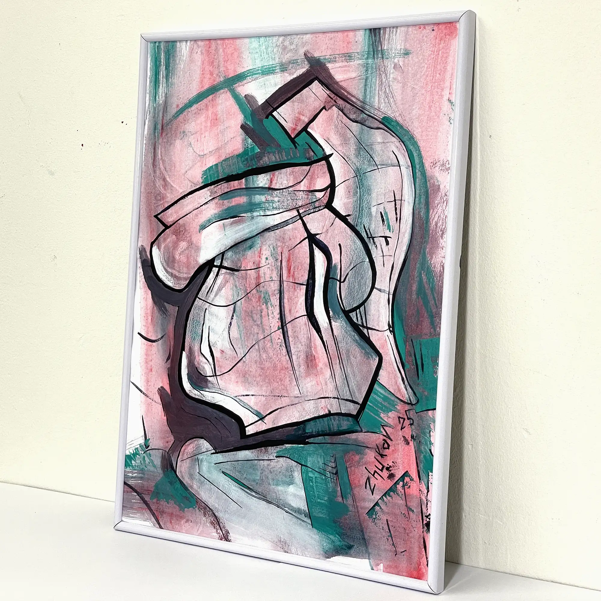 The artwork «Jug and Bottle» by Oleksiy Zhukov, 2025