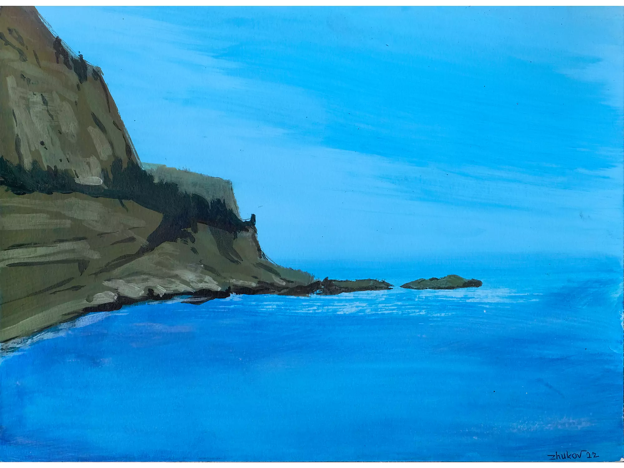 The artwork «La Cala» by Oleksiy Zhukov, 2022