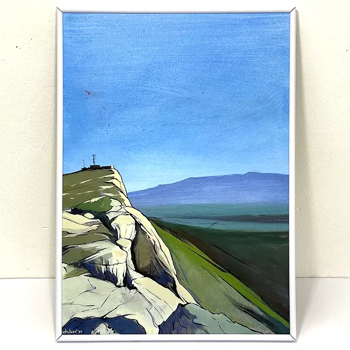 Artwork  «Montaña de Cullera» • 2025 | Oleksiy Zhukov - @ozh.arts'