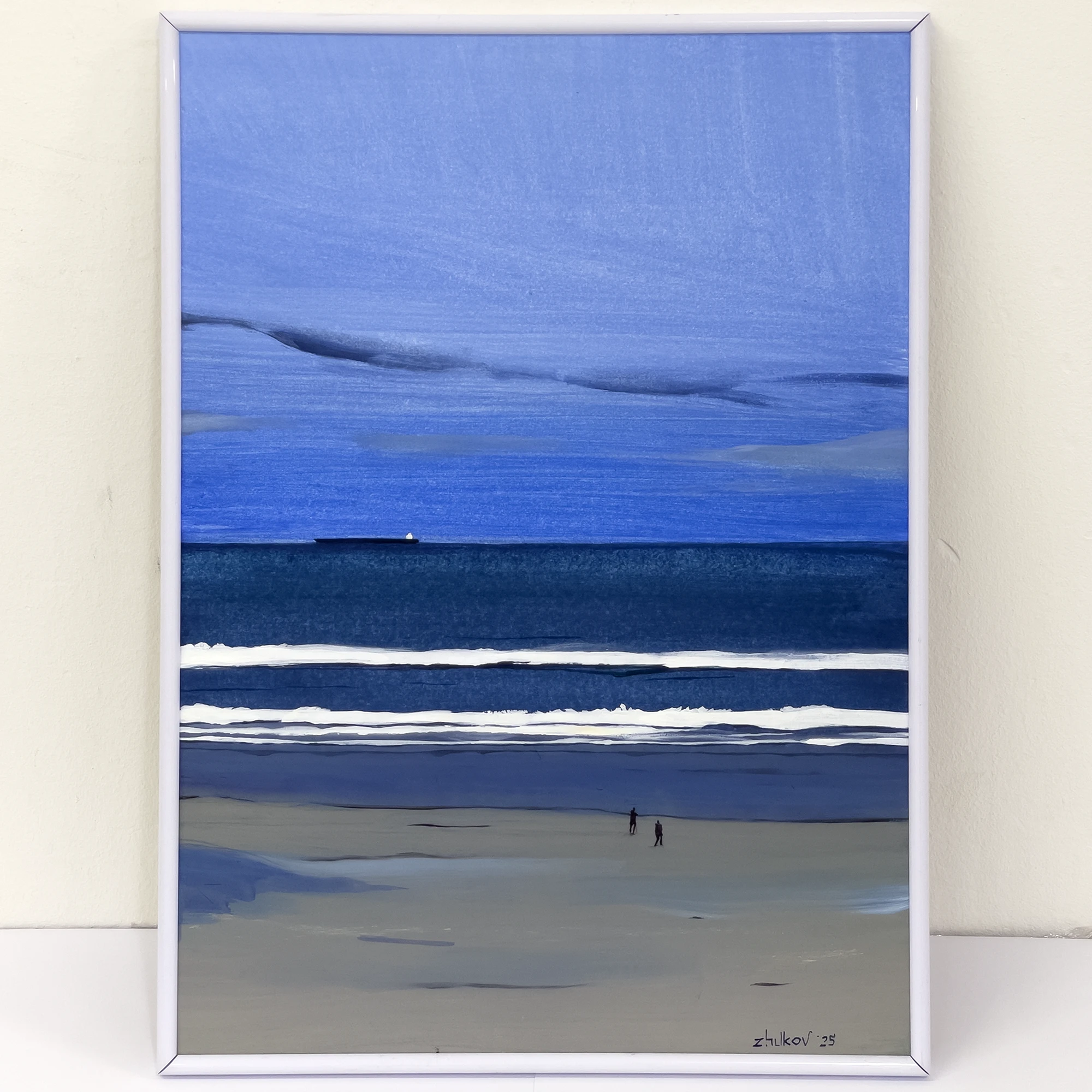 The artwork «Ocean coast - 2» by Oleksiy Zhukov, 2025
