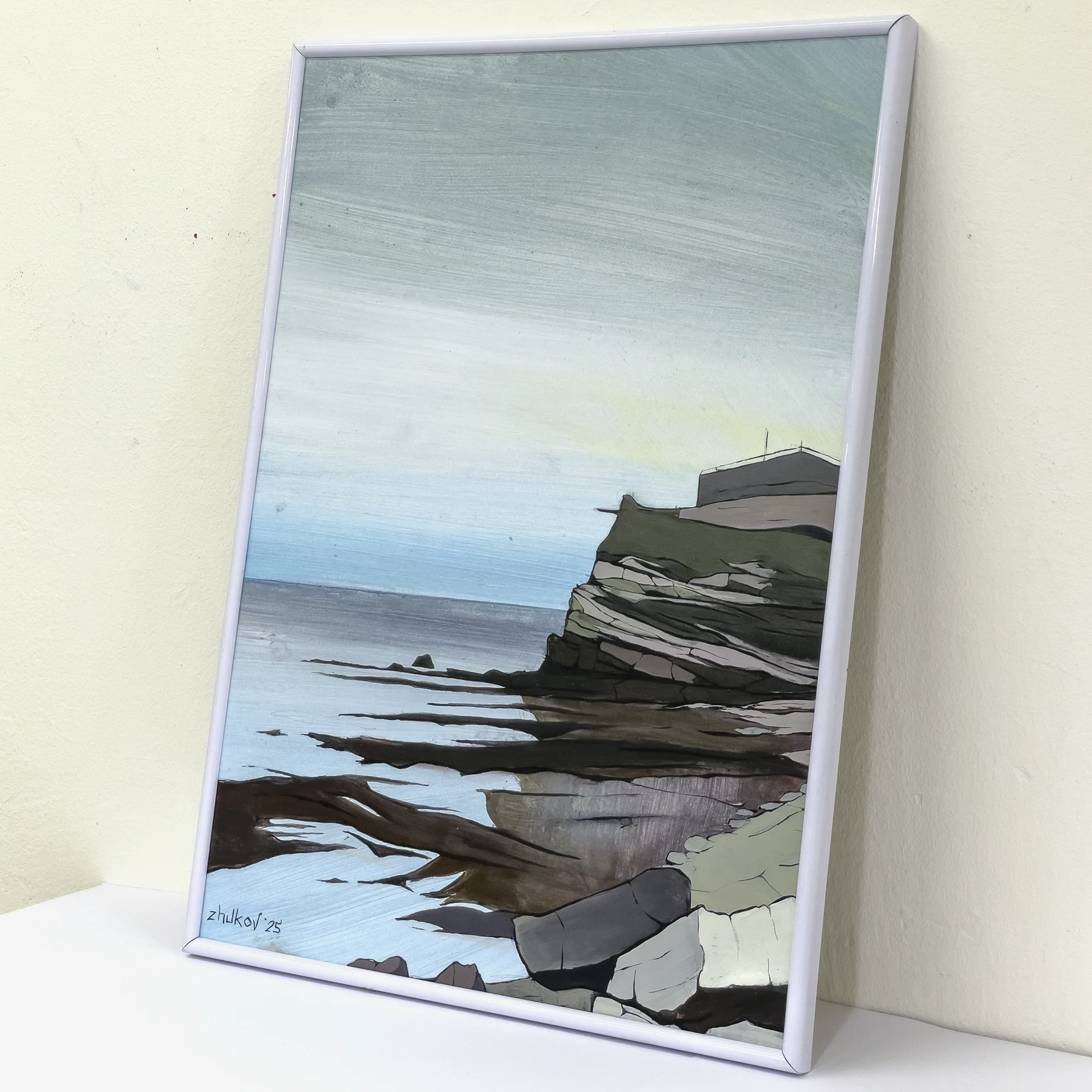 The artwork «Ocean coast» by Oleksiy Zhukov, 2025