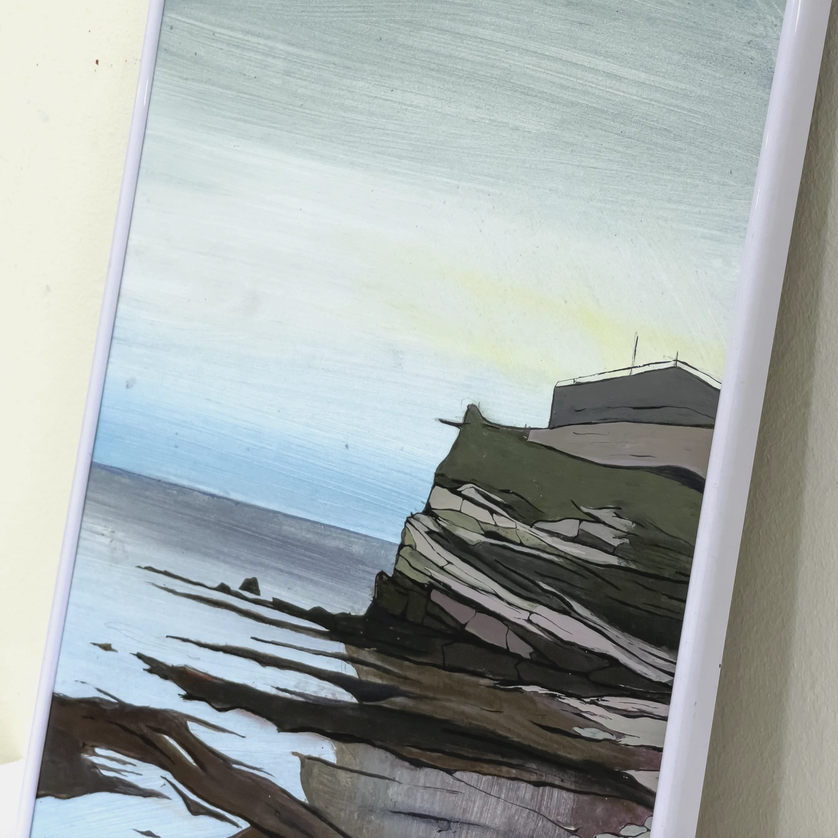 The artwork «Ocean coast» by Oleksiy Zhukov, 2025