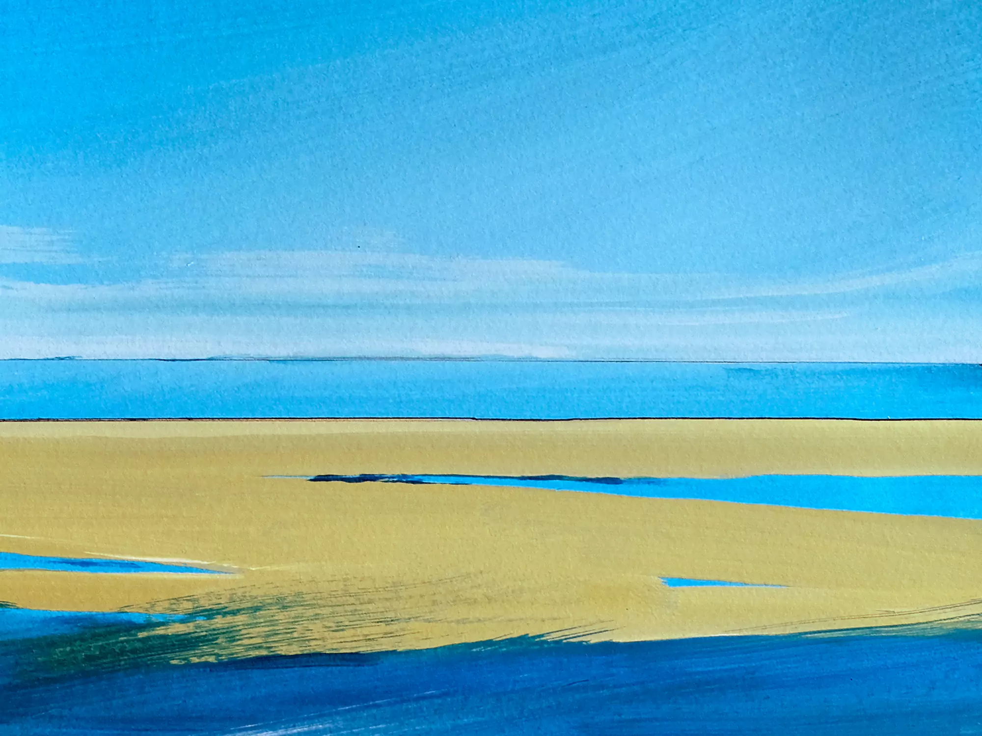 La obra del arte «Platja Gandía» de Oleksiy Zhukov, 2023