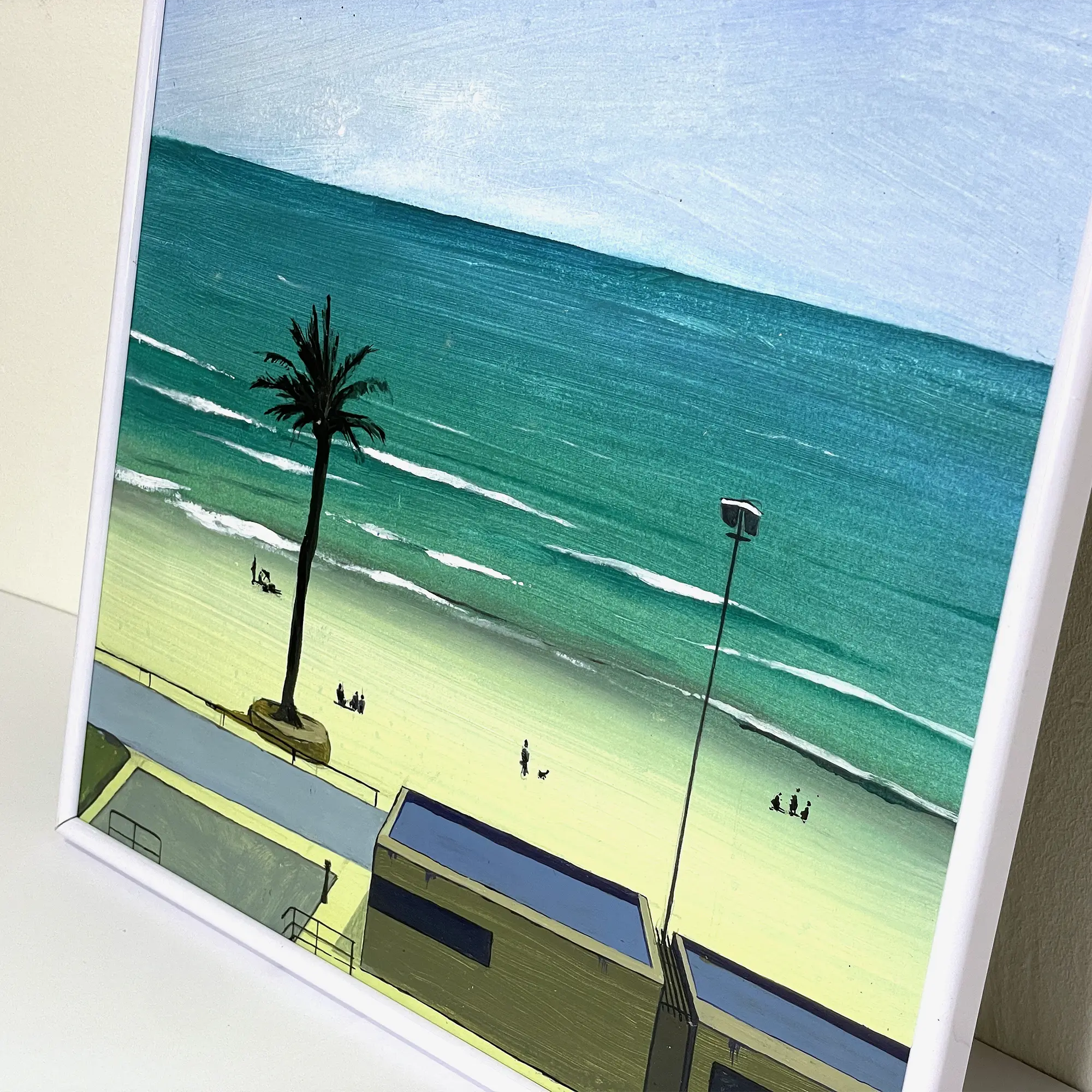 The artwork «Platja Postiguet» by Oleksiy Zhukov, 2025
