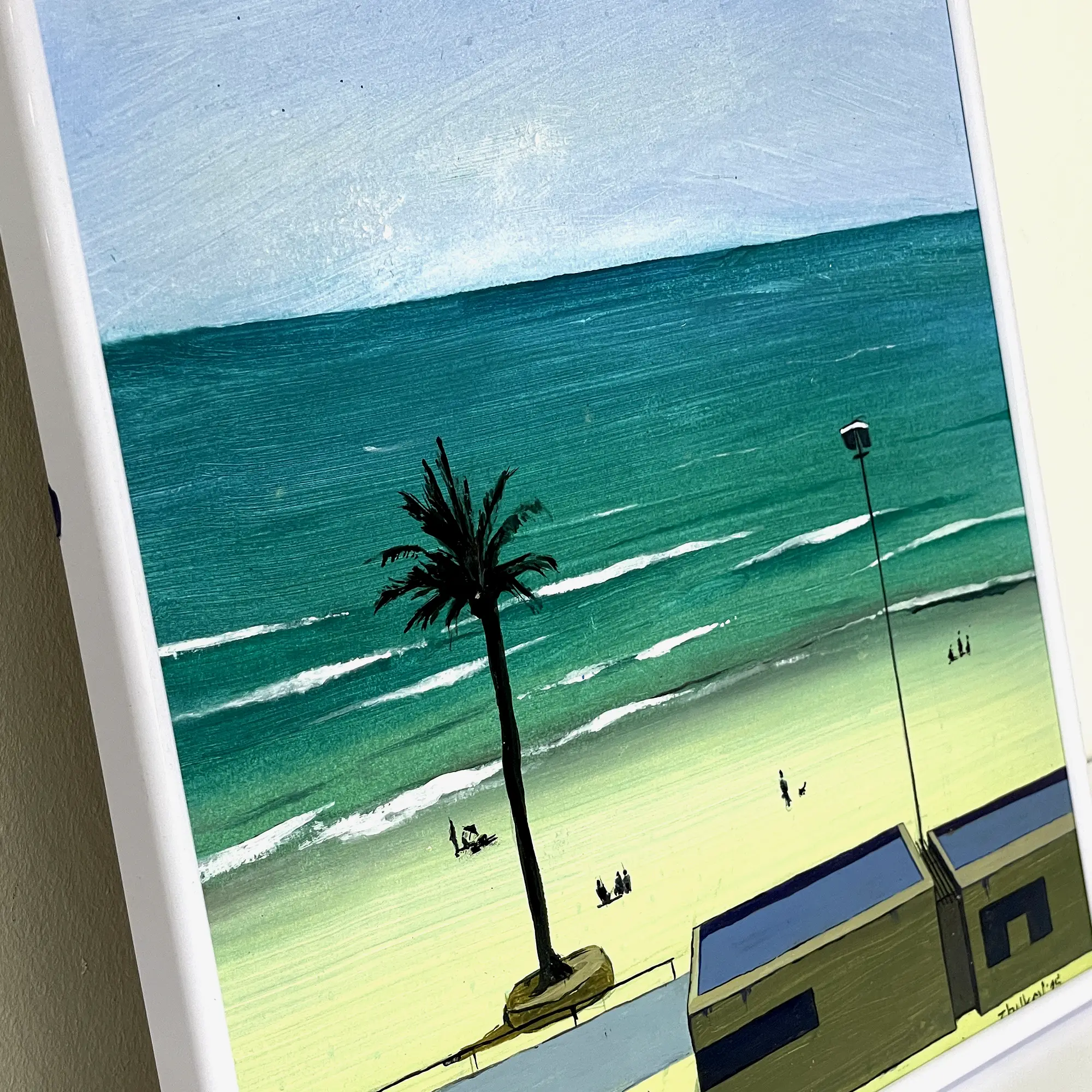 The artwork «Platja Postiguet» by Oleksiy Zhukov, 2025