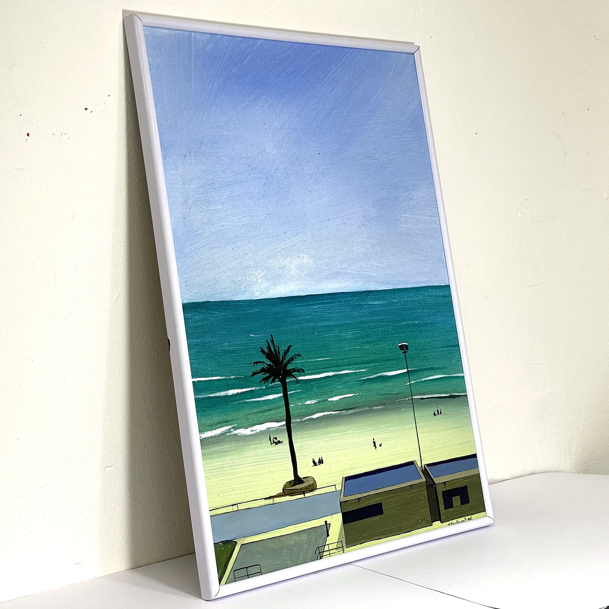 The artwork «Platja Postiguet» by Oleksiy Zhukov, 2025