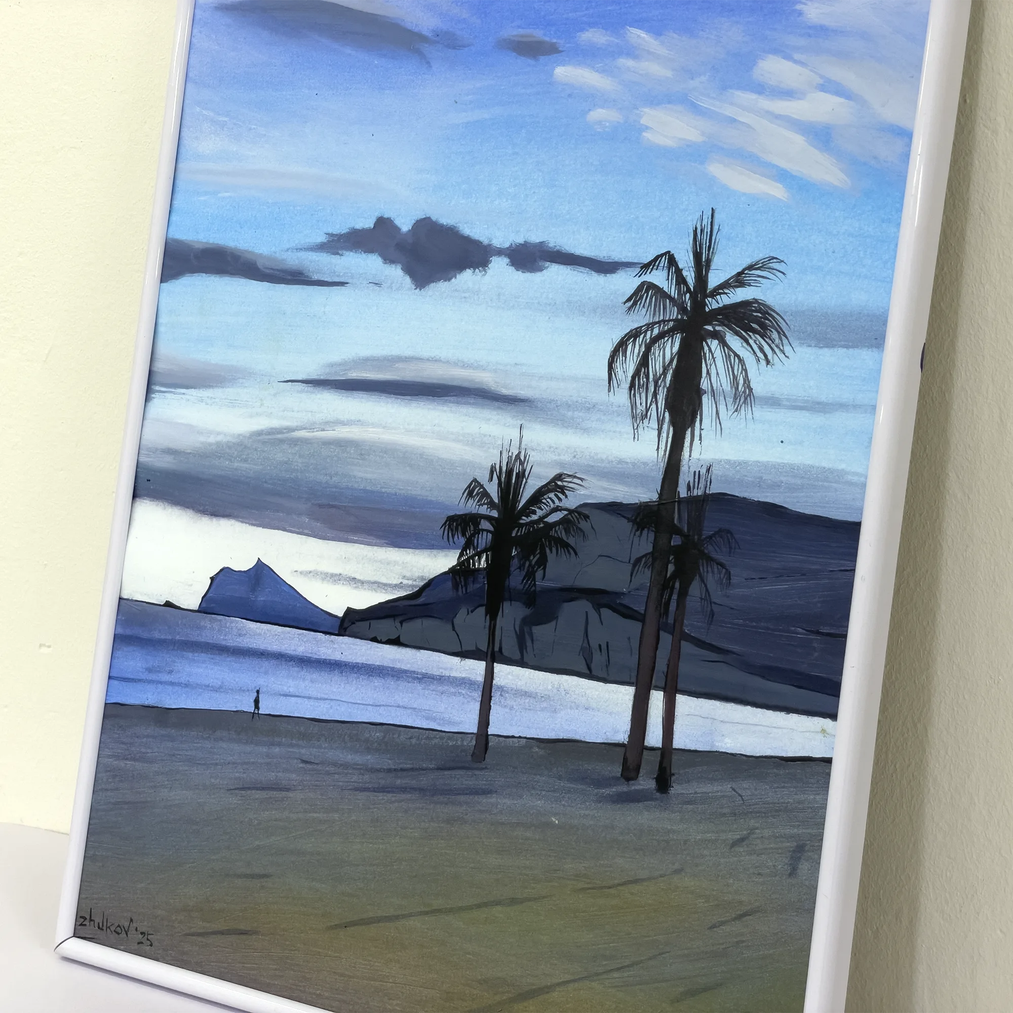 The artwork «Playa de Calpe» by Oleksiy Zhukov, 2025