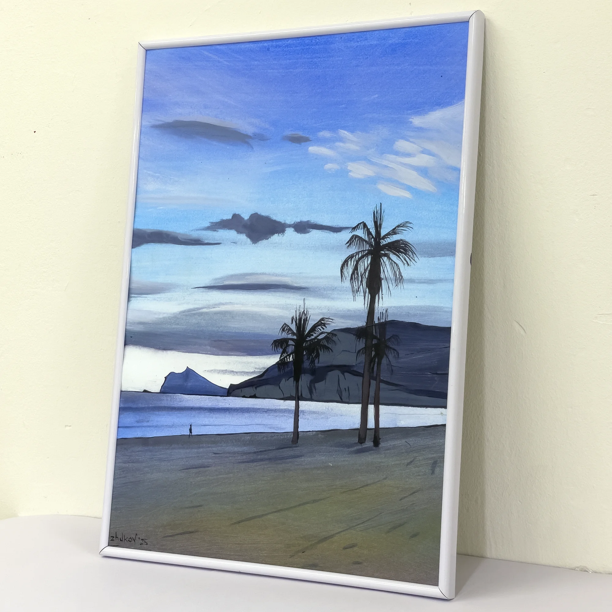 The artwork «Playa de Calpe» by Oleksiy Zhukov, 2025