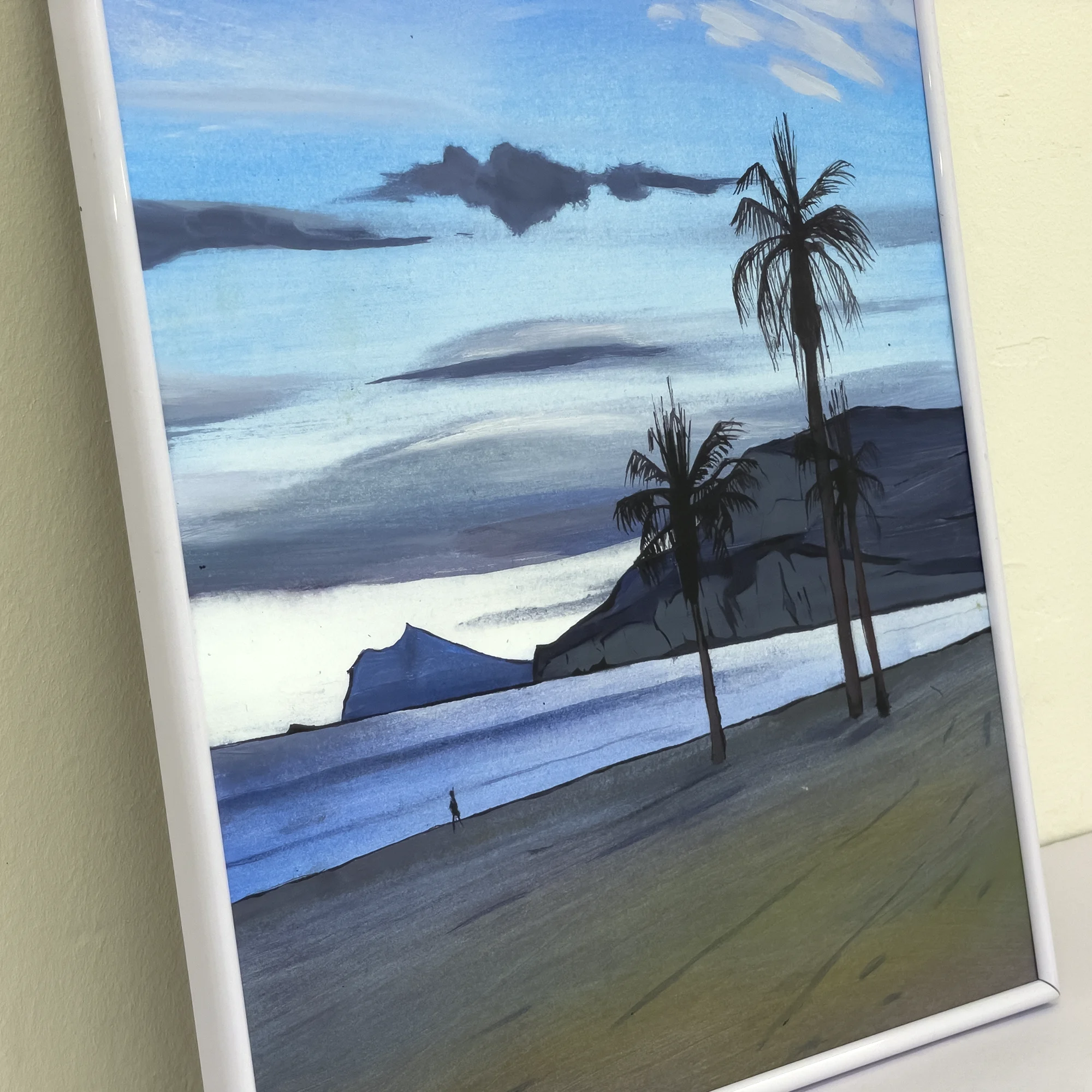 The artwork «Playa de Calpe» by Oleksiy Zhukov, 2025