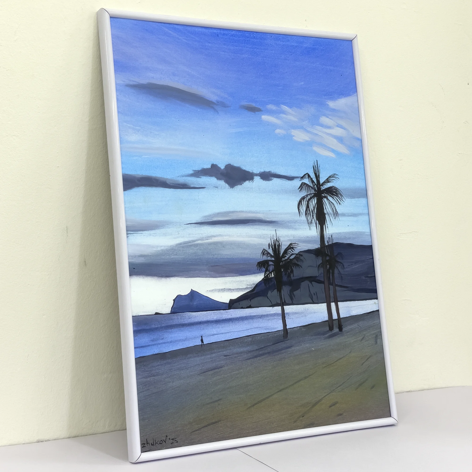 The artwork «Playa de Calpe» by Oleksiy Zhukov, 2025