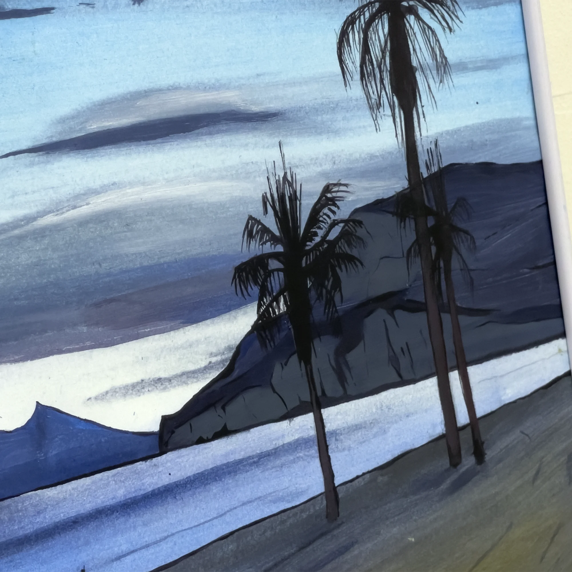 The artwork «Playa de Calpe» by Oleksiy Zhukov, 2025