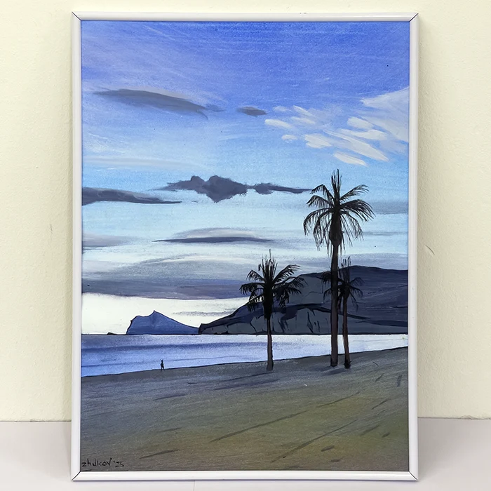 Artwork  «Playa de Calpe» • 2025 | Oleksiy Zhukov - @ozh.arts'