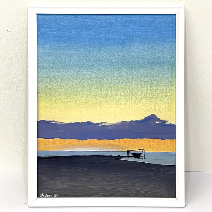 Artwork «Playa del Postiguet» • 2024 | Oleksiy Zhukov - @ozh.arts