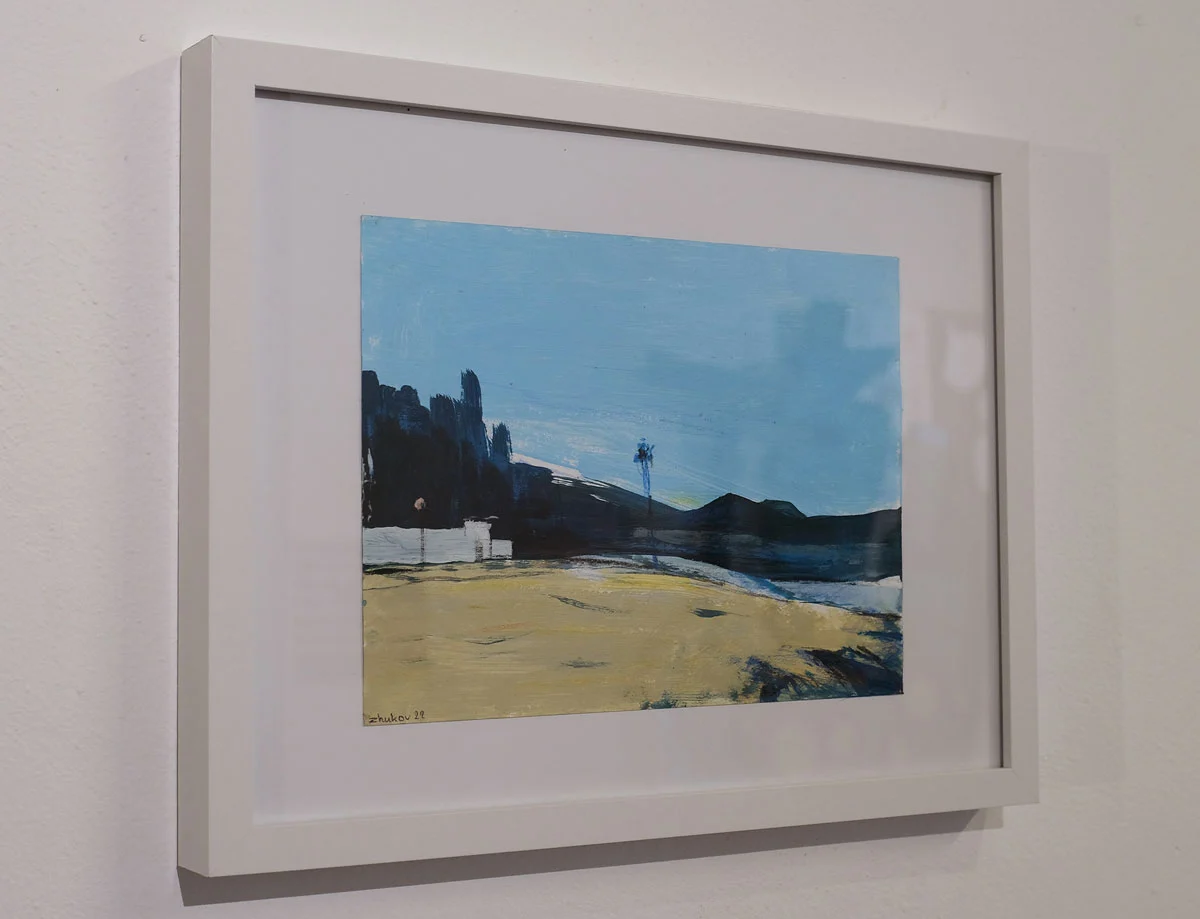 La obra del arte «Playa Moraira» de Oleksiy Zhukov, 2022