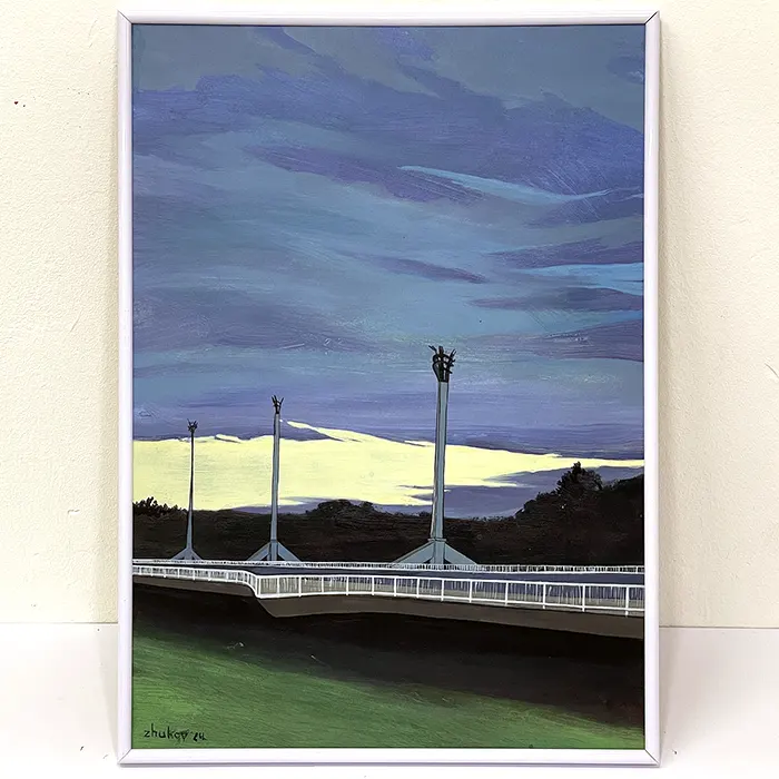 Artwork  «Pont de les Arts» • 2024 | Oleksiy Zhukov - @ozh.arts'