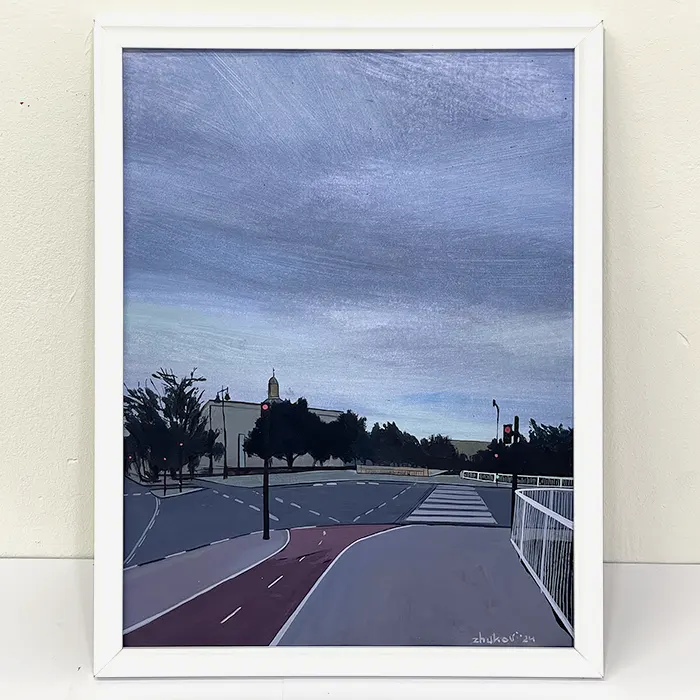 Artwork «Rainy Evening» • 2024 | Oleksiy Zhukov - @ozh.arts