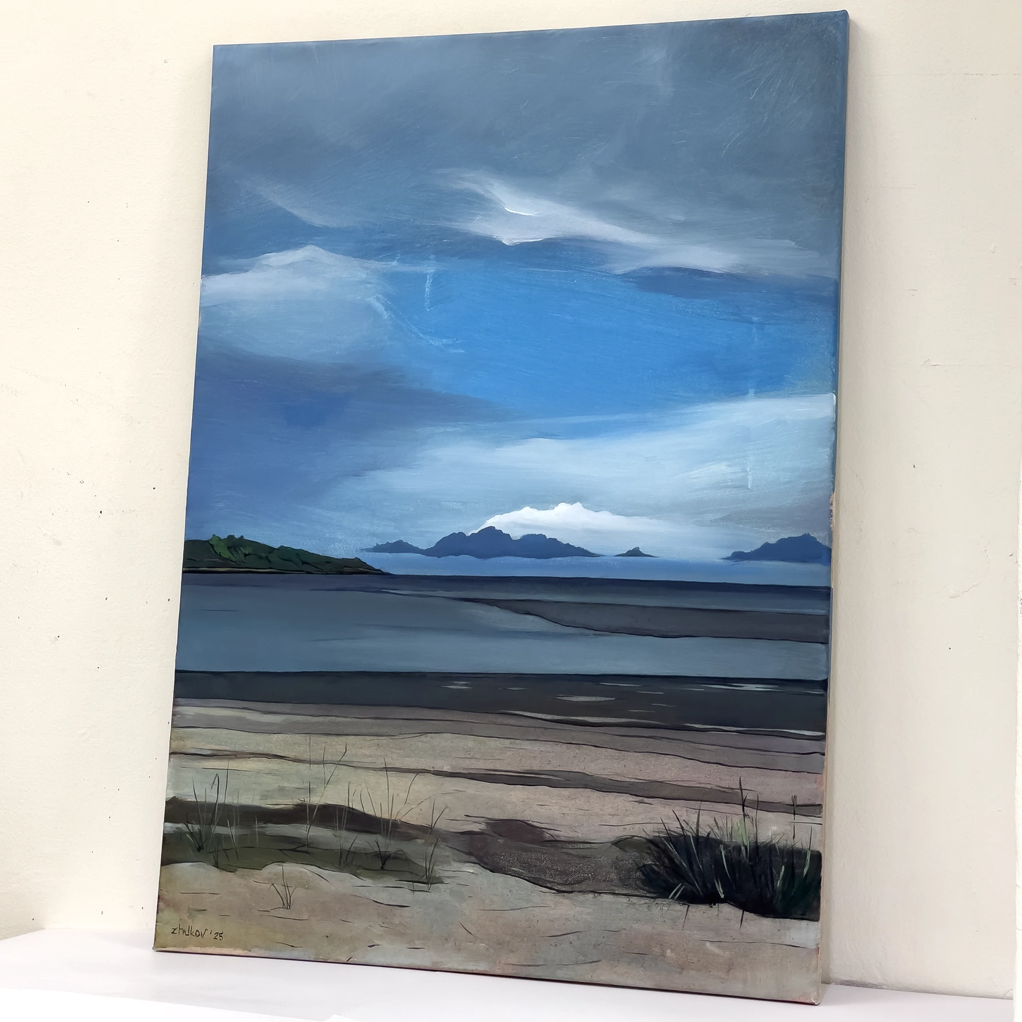 La obra del arte «Sandymount Beach» de Oleksiy Zhukov, 2025