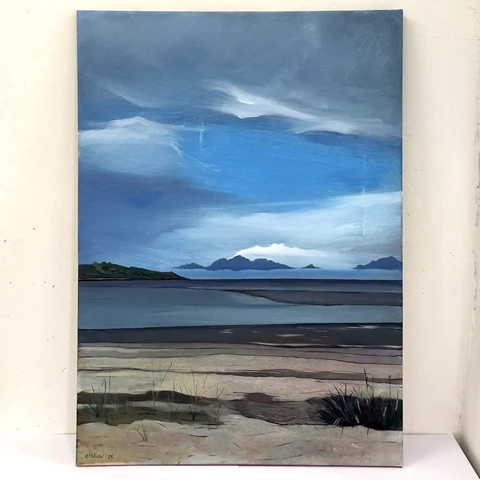 La obra del arte  «Sandymount Beach» • 2025 | Oleksiy Zhukov - @ozh.arts'