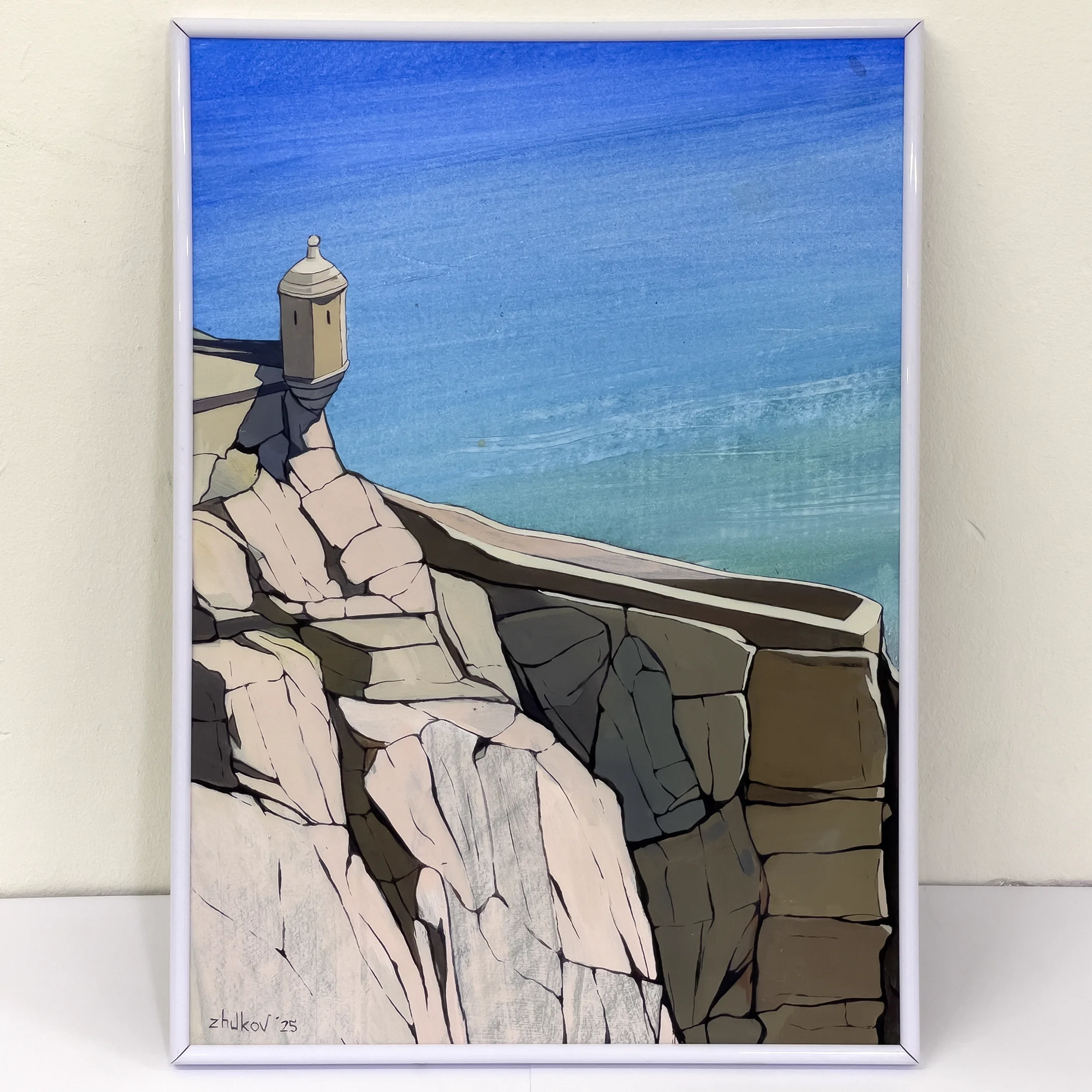 The artwork «Santa Barbara Castle» by Oleksiy Zhukov, 2025