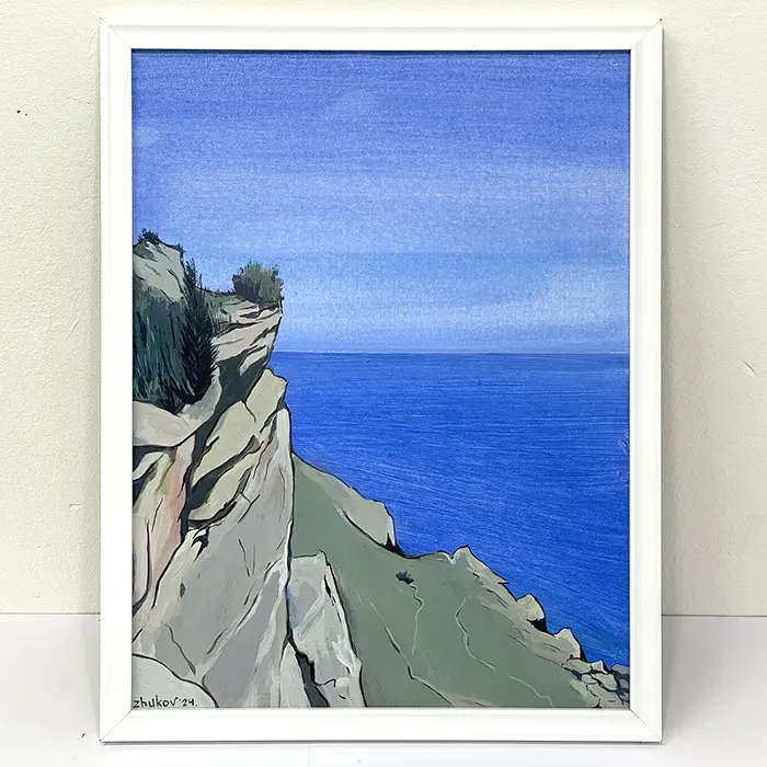 Artwork «Somewhere in Benitachell» • 2024 | Oleksiy Zhukov - @ozh.arts